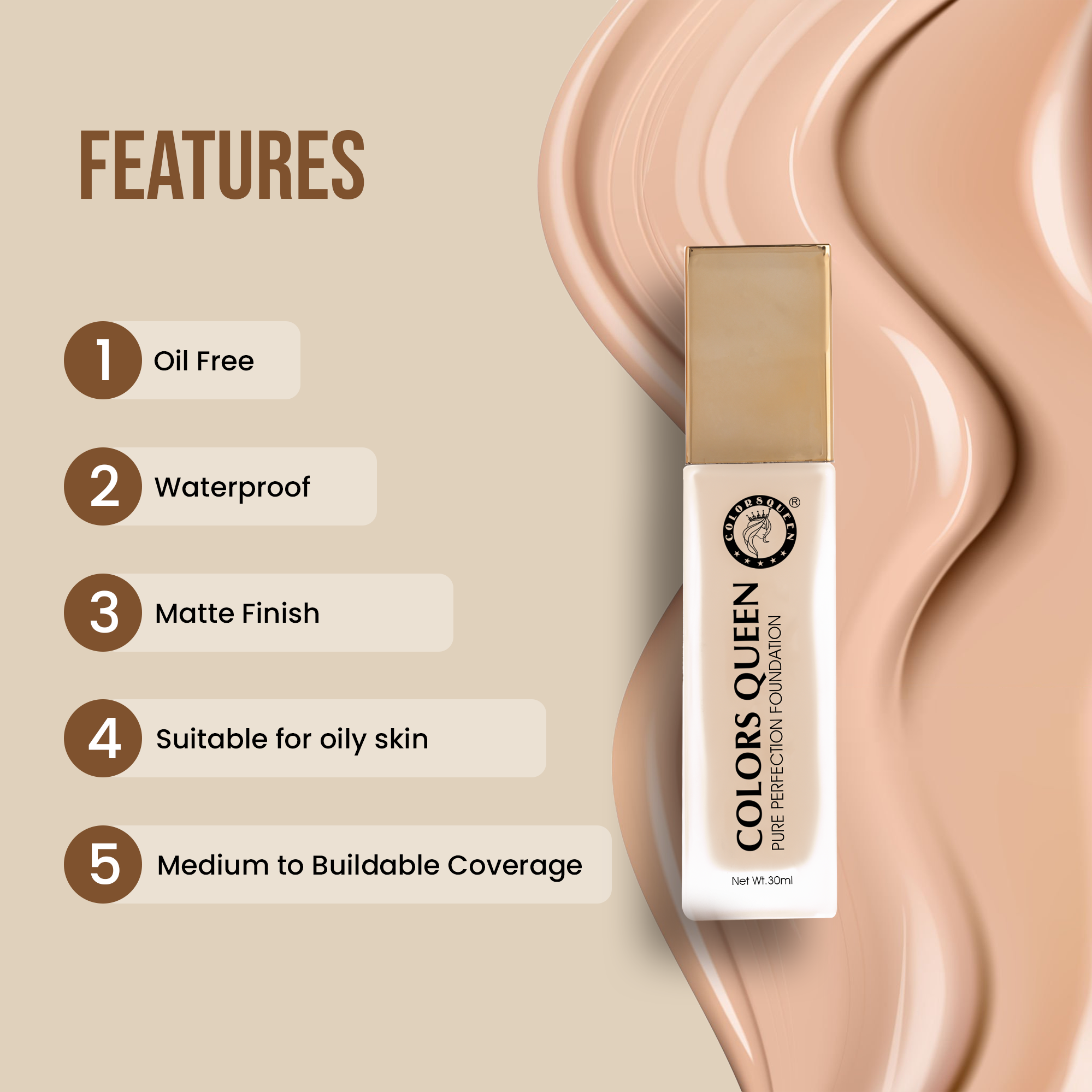 Colors Queen Pure Perfection Foundation