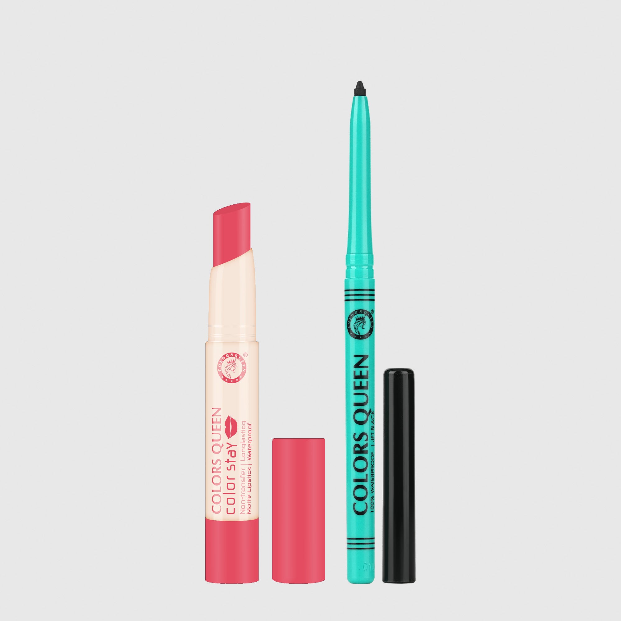 Color Stay Non-Transfer Lipstick and Bold Eyes Auto Kajal Combo