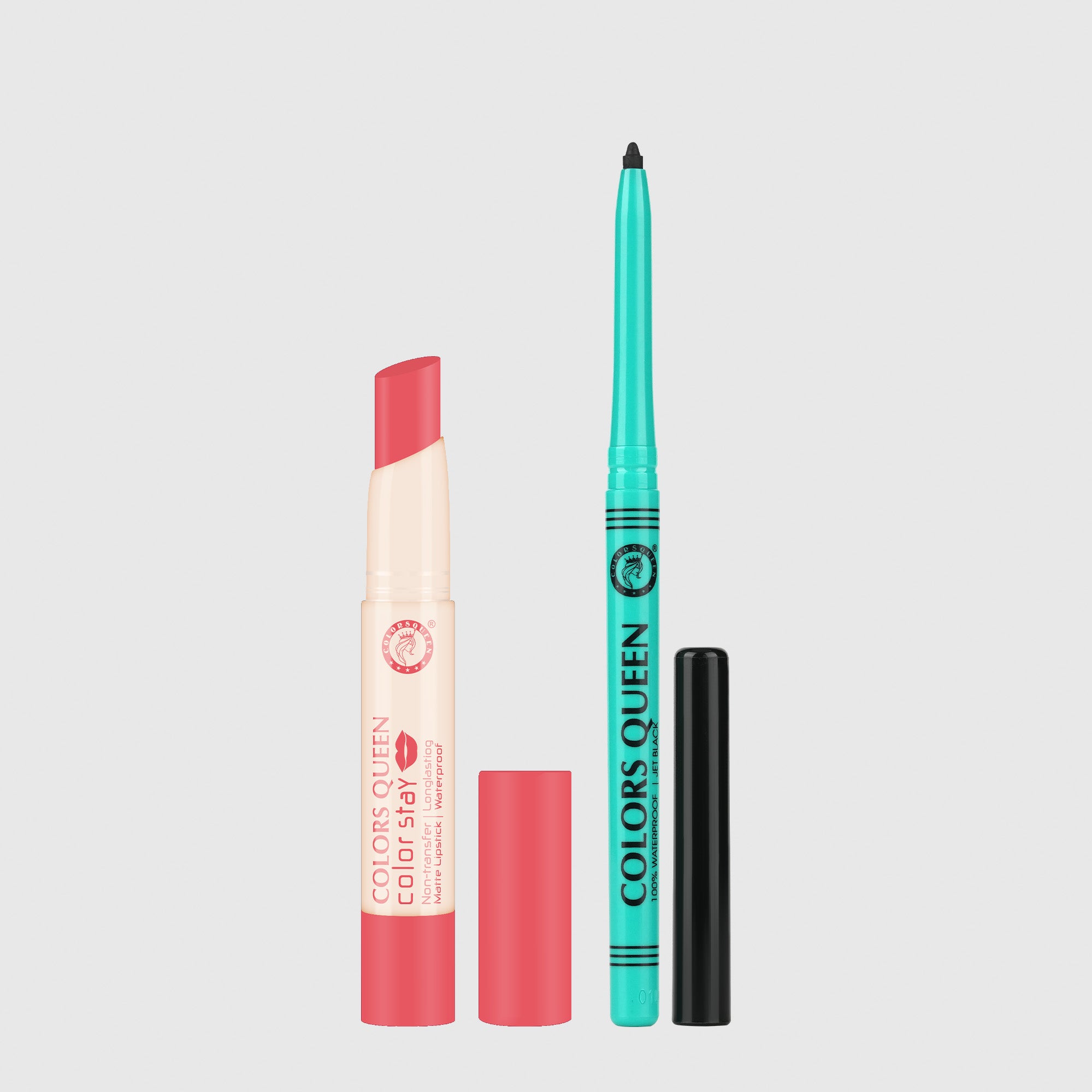 Color Stay Non-Transfer Lipstick and Bold Eyes Auto Kajal Combo