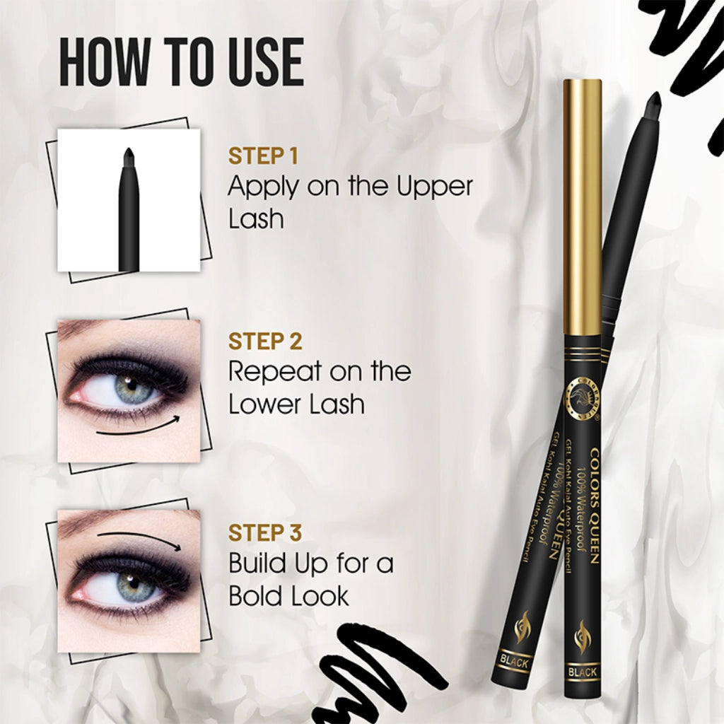 Colors Queen HD Gel Kohl Kajal