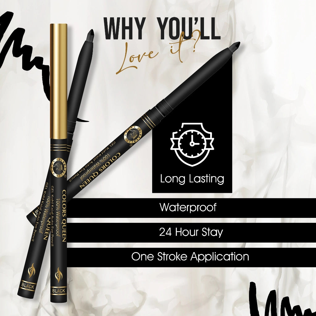 Colors Queen HD Gel Kohl Kajal