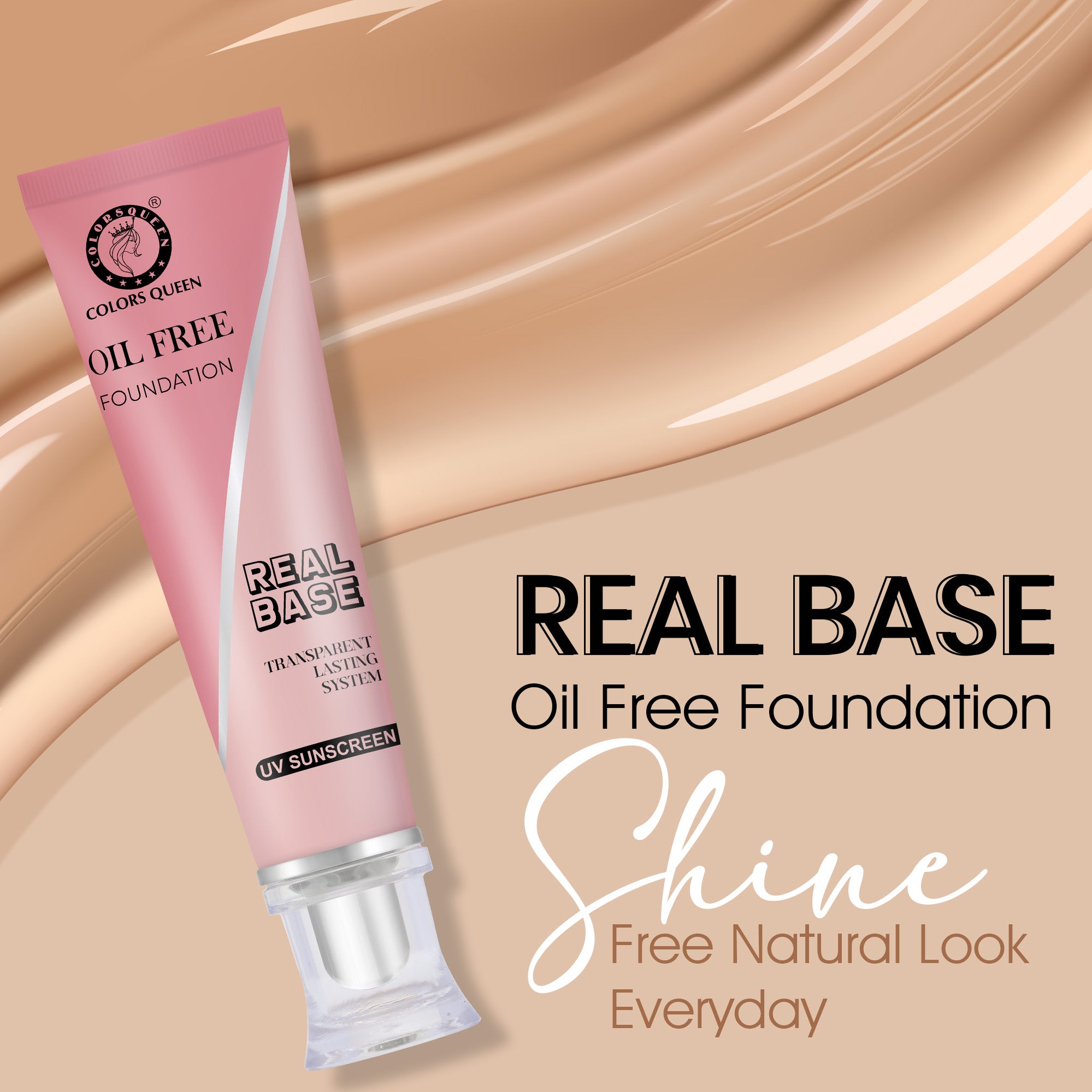 Colors Queen Real Base Oil Free Waterproof Foundation