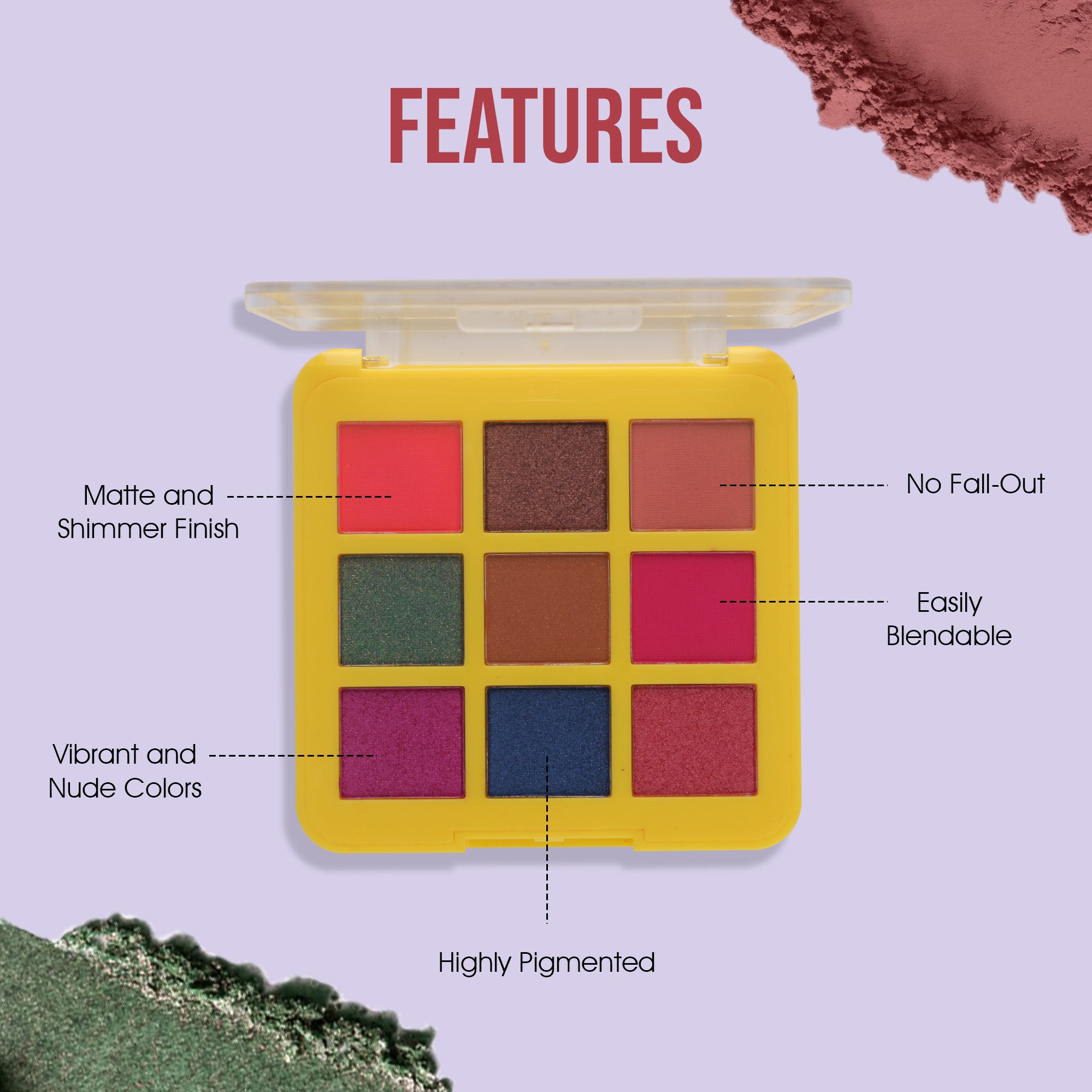 Colors Queen 9 Color Eyeshadow Palette