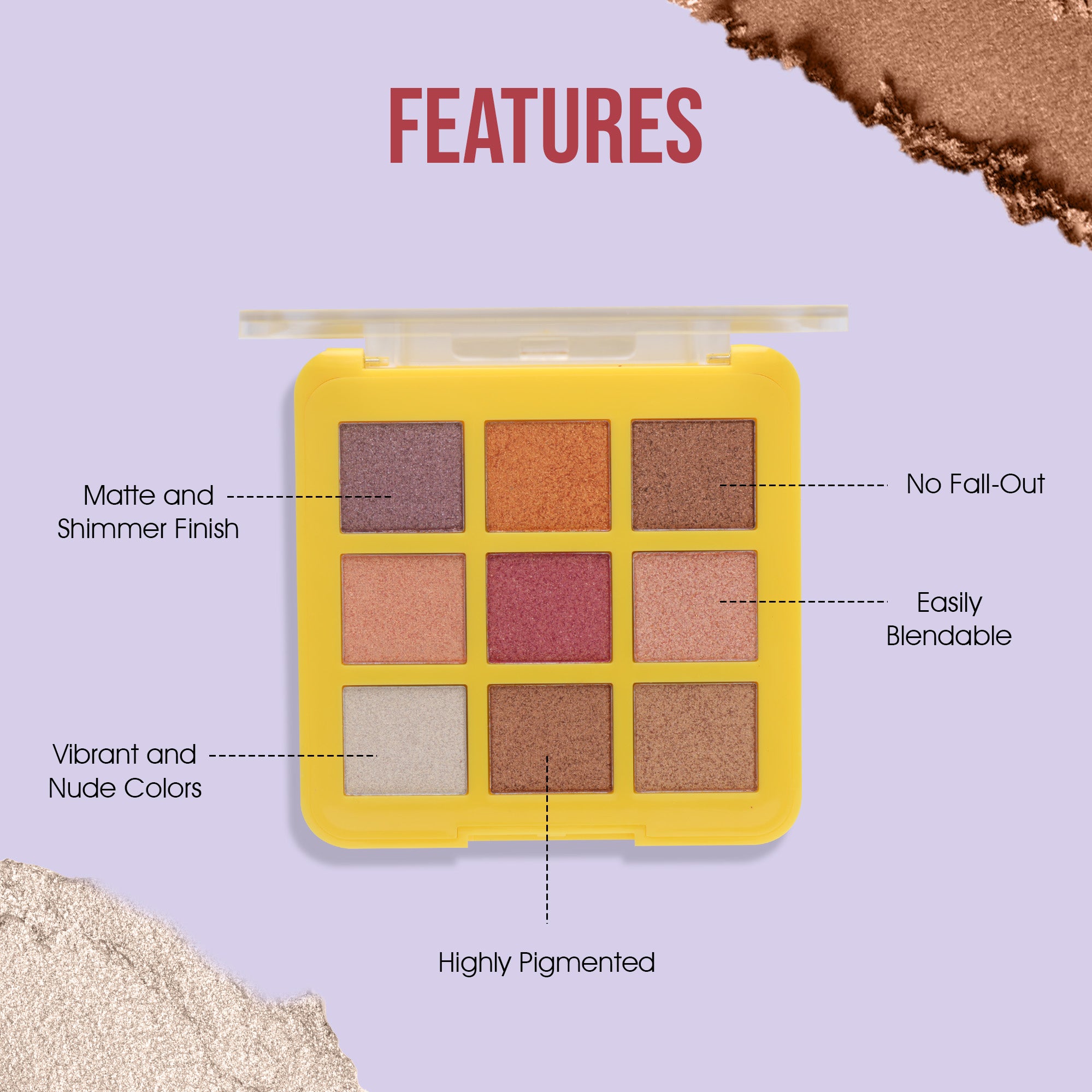 Colors Queen 9 Color Eyeshadow Palette