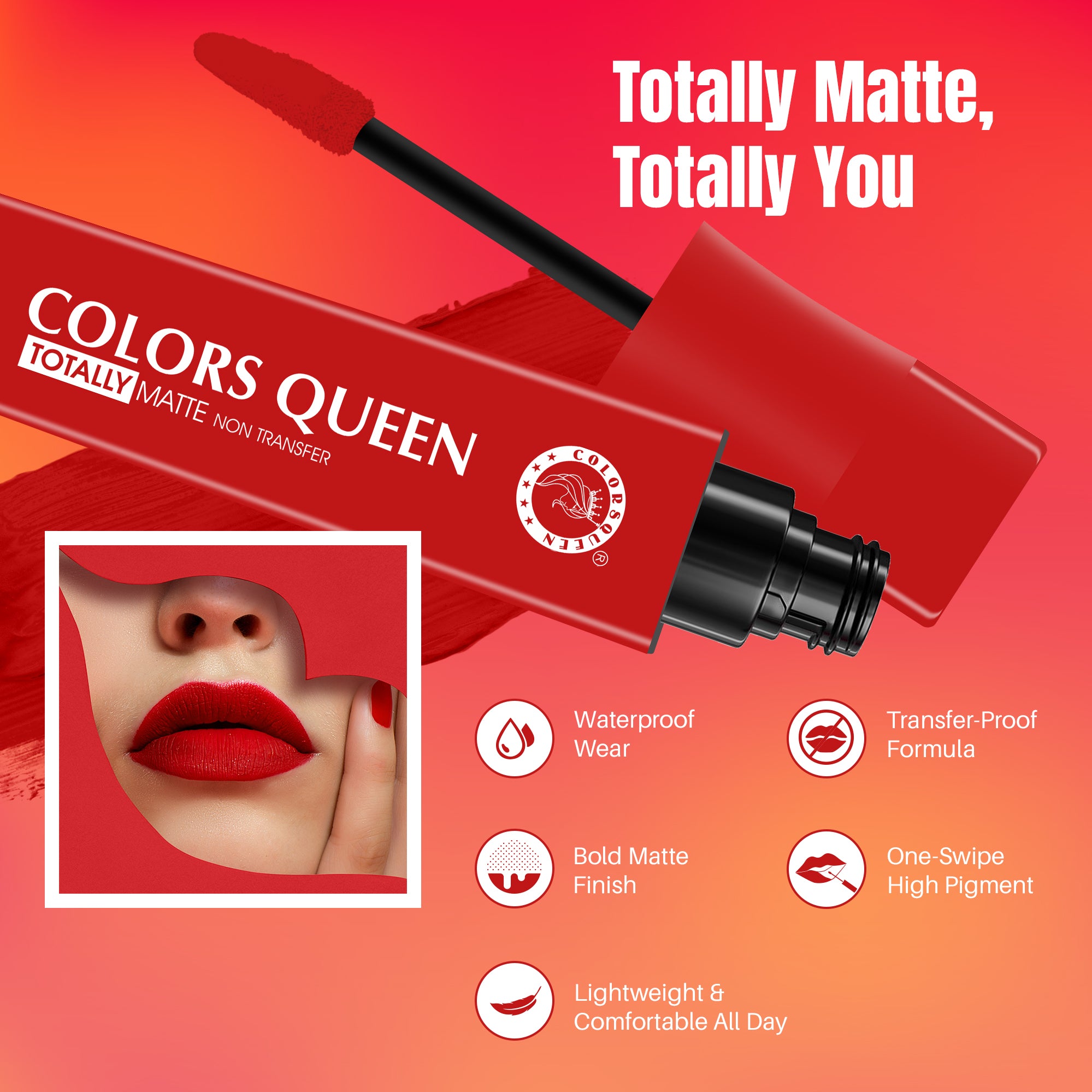 Totally Matte Non-Transfer Lipstick – 21 Hydrating Shades