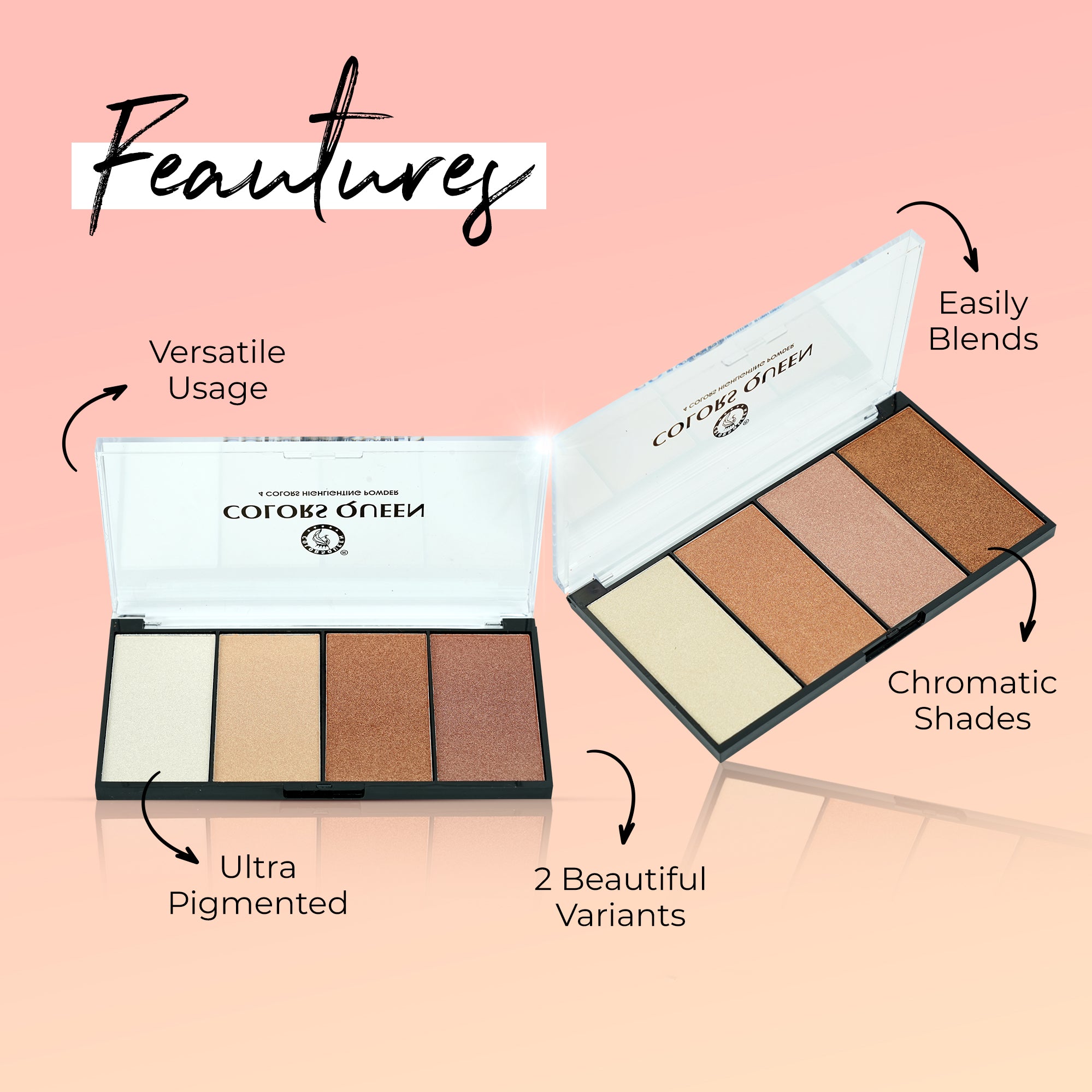 Colors Queen 4 Color Highlighting Powder