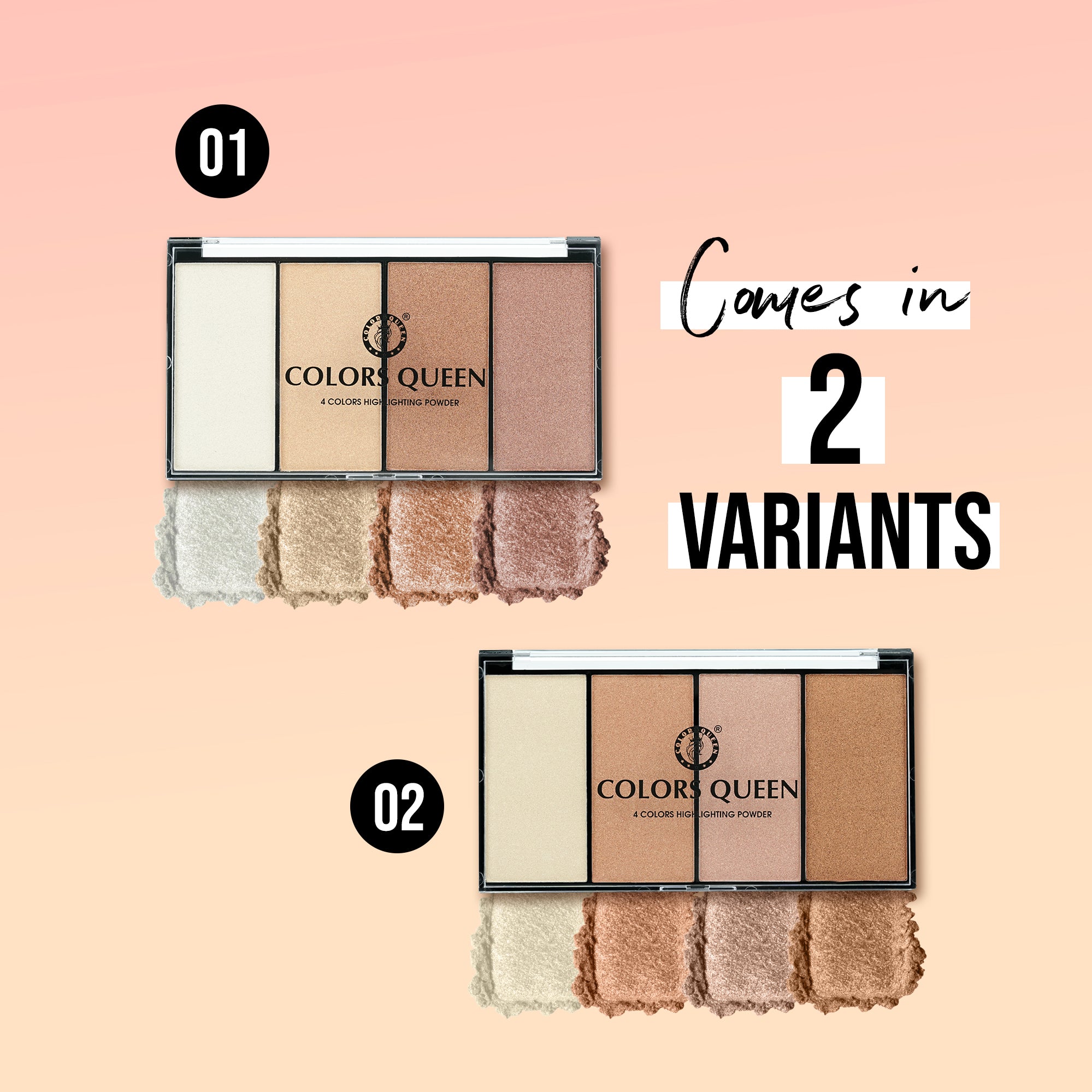 Colors Queen 4 Color Highlighting Powder
