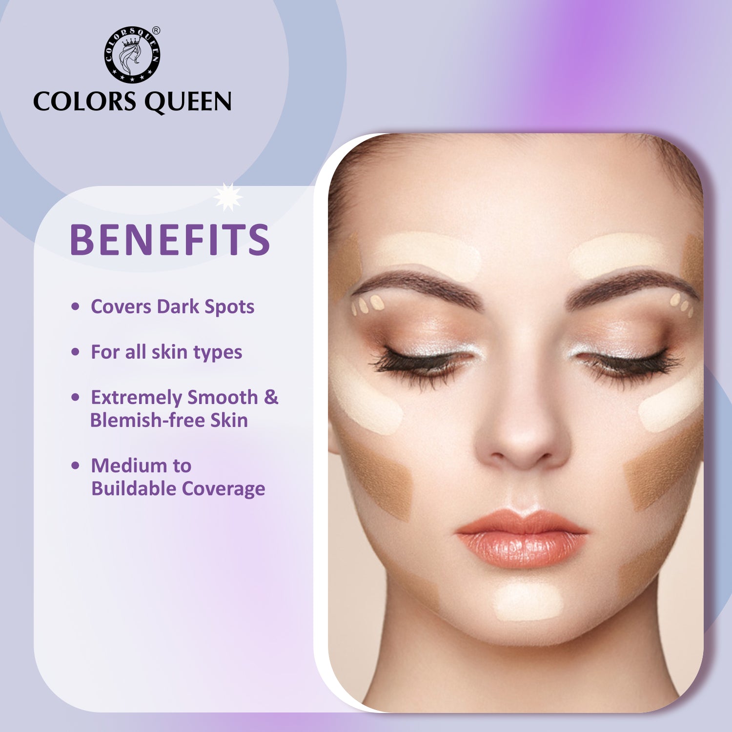 Colors Queen Color Corrector Palette: Conceal, Correct, and Contour