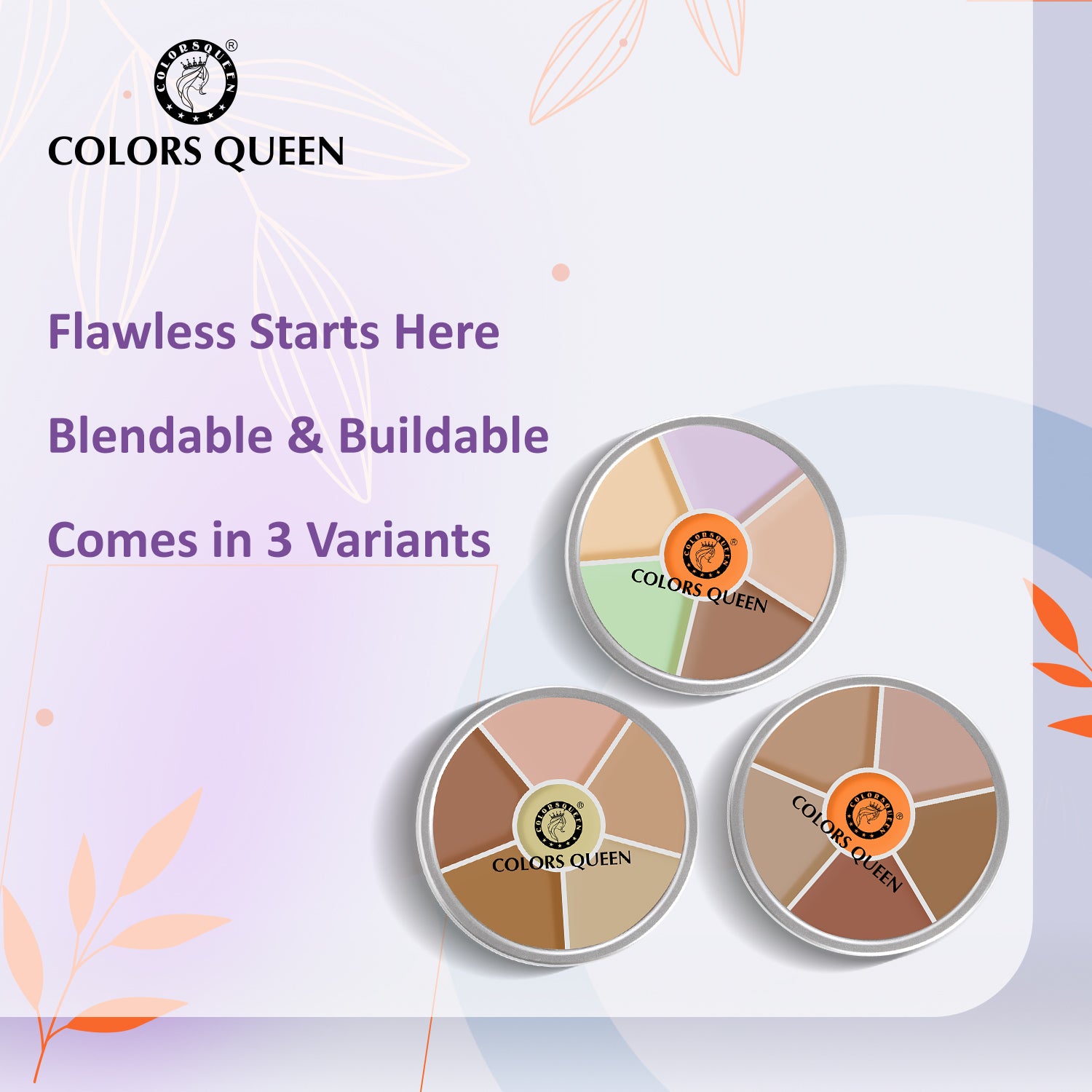 Colors Queen Color Corrector Palette: Conceal, Correct, and Contour