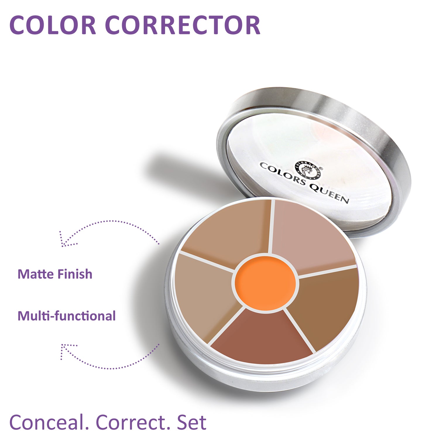 Colors Queen Color Corrector Palette: Conceal, Correct, and Contour