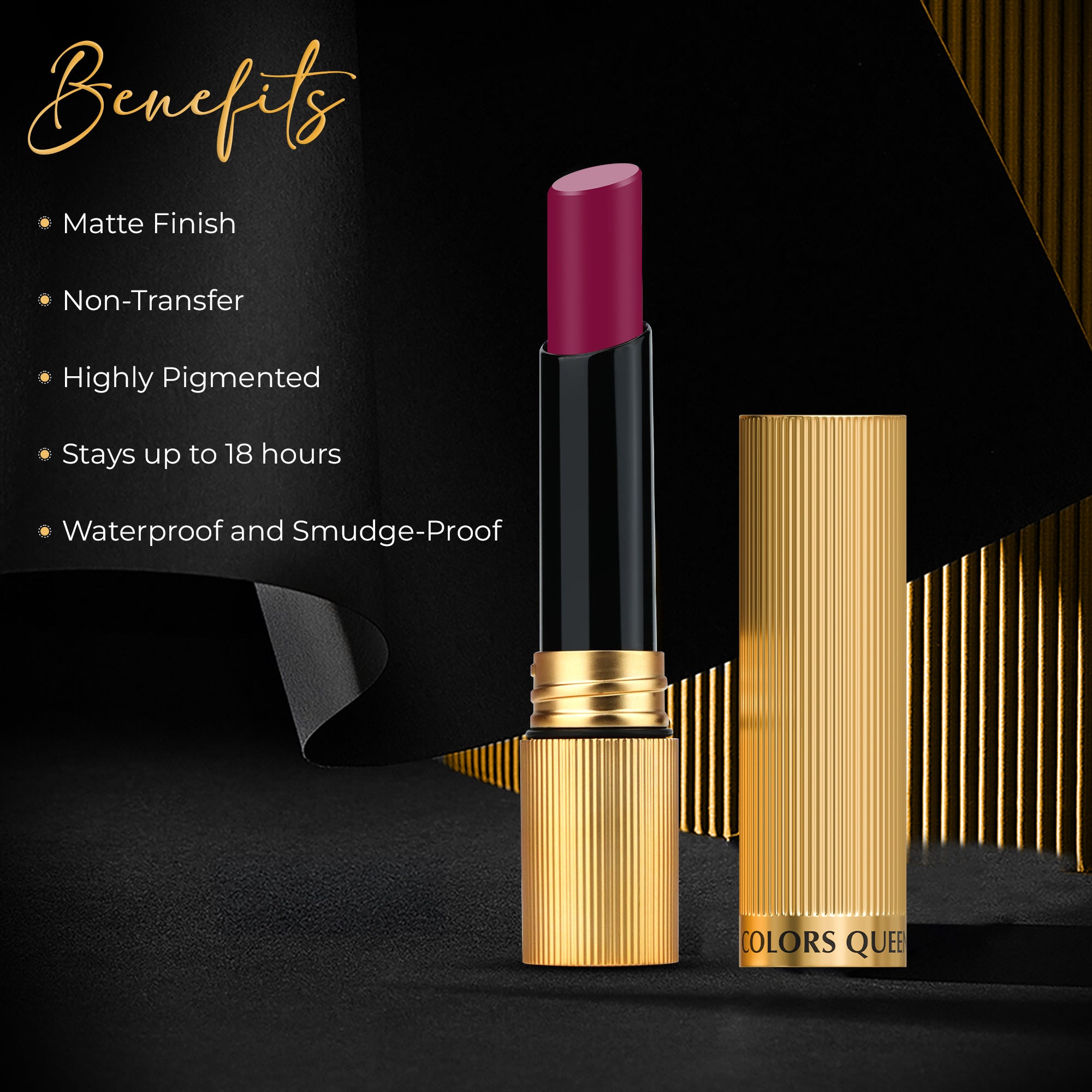 Colors Queen Hold-Up Full-Day Non-Transfer Lipstick