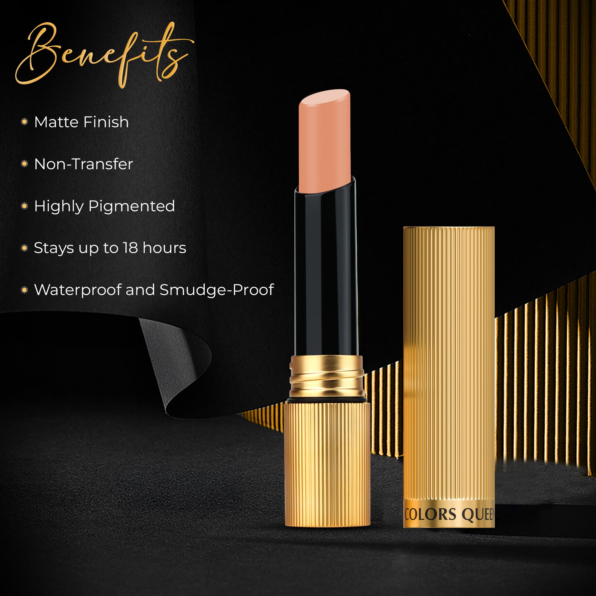 Colors Queen Hold-Up Full-Day Non-Transfer Lipstick