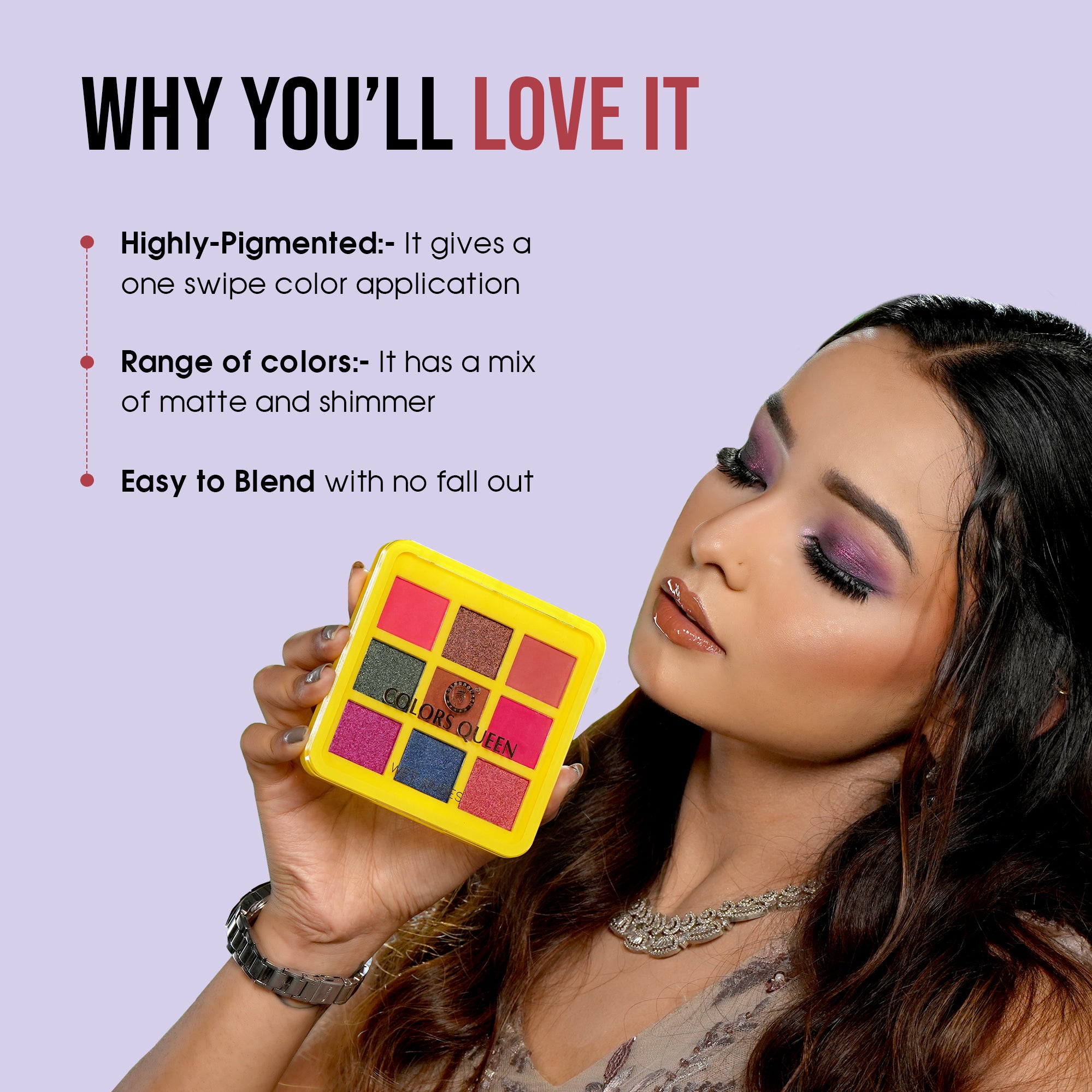 Colors Queen 9 Color Eyeshadow Palette