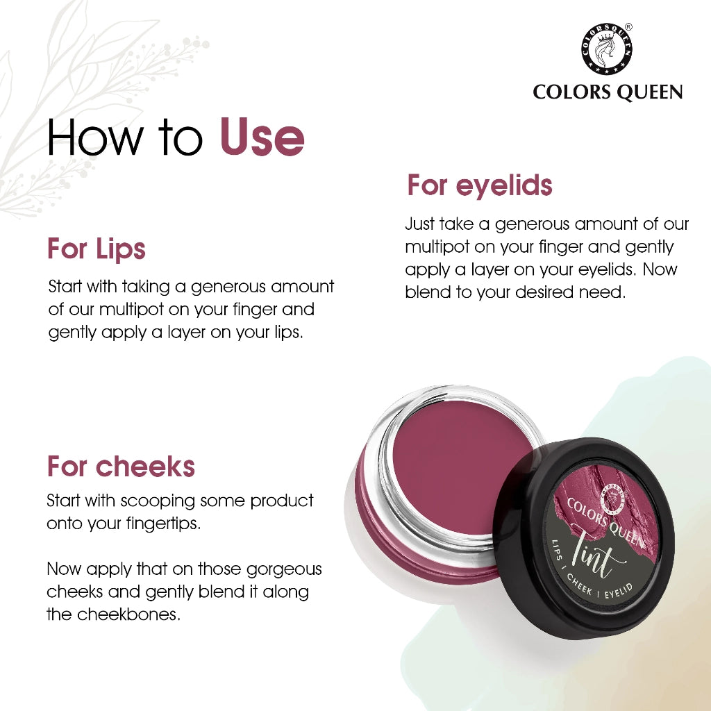 Colors Queen Lips, Cheek and Eyelid Tint