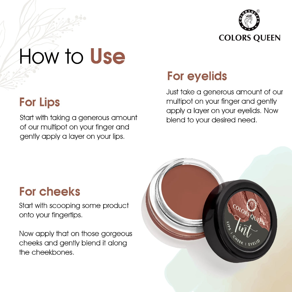 Colors Queen Lips, Cheek and Eyelid Tint