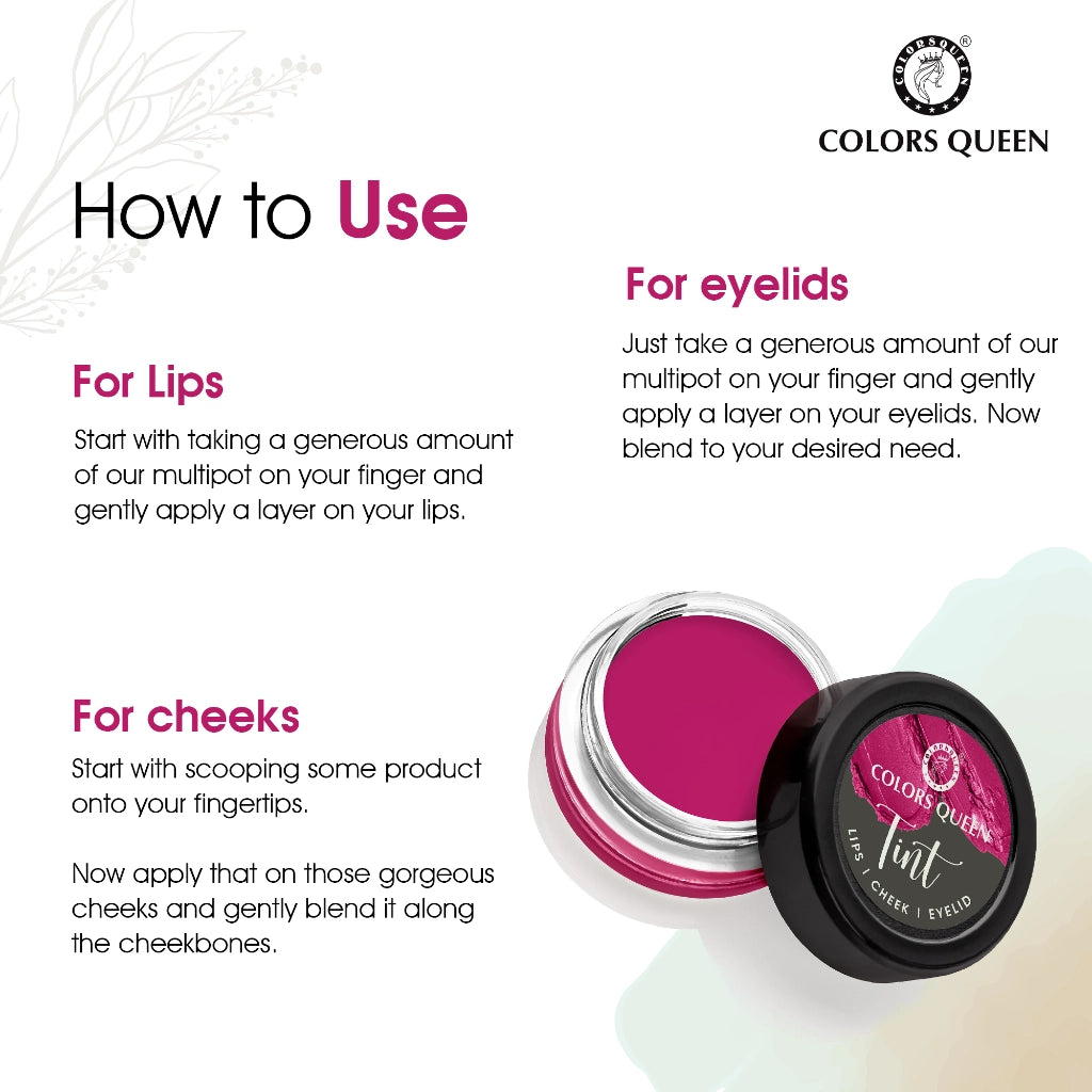 Colors Queen Lips, Cheek and Eyelid Tint