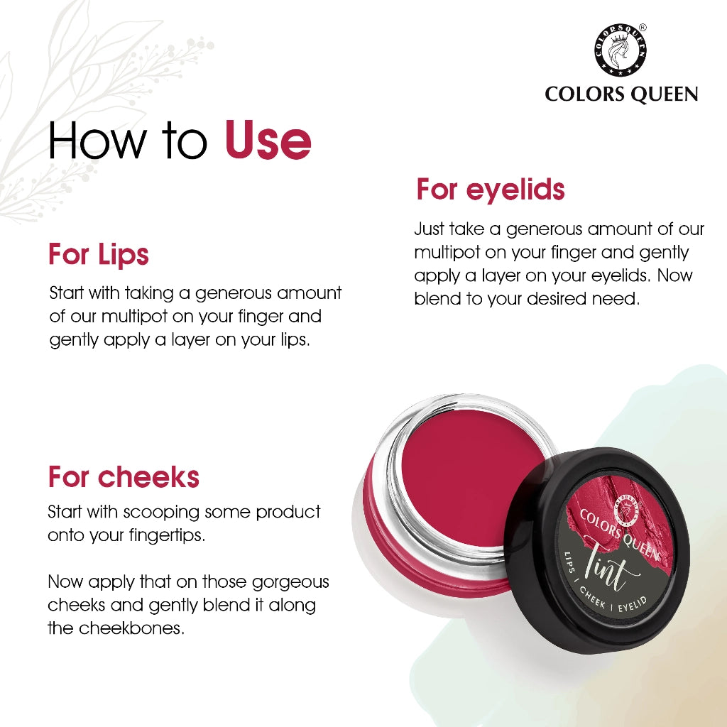 Colors Queen Lips, Cheek and Eyelid Tint