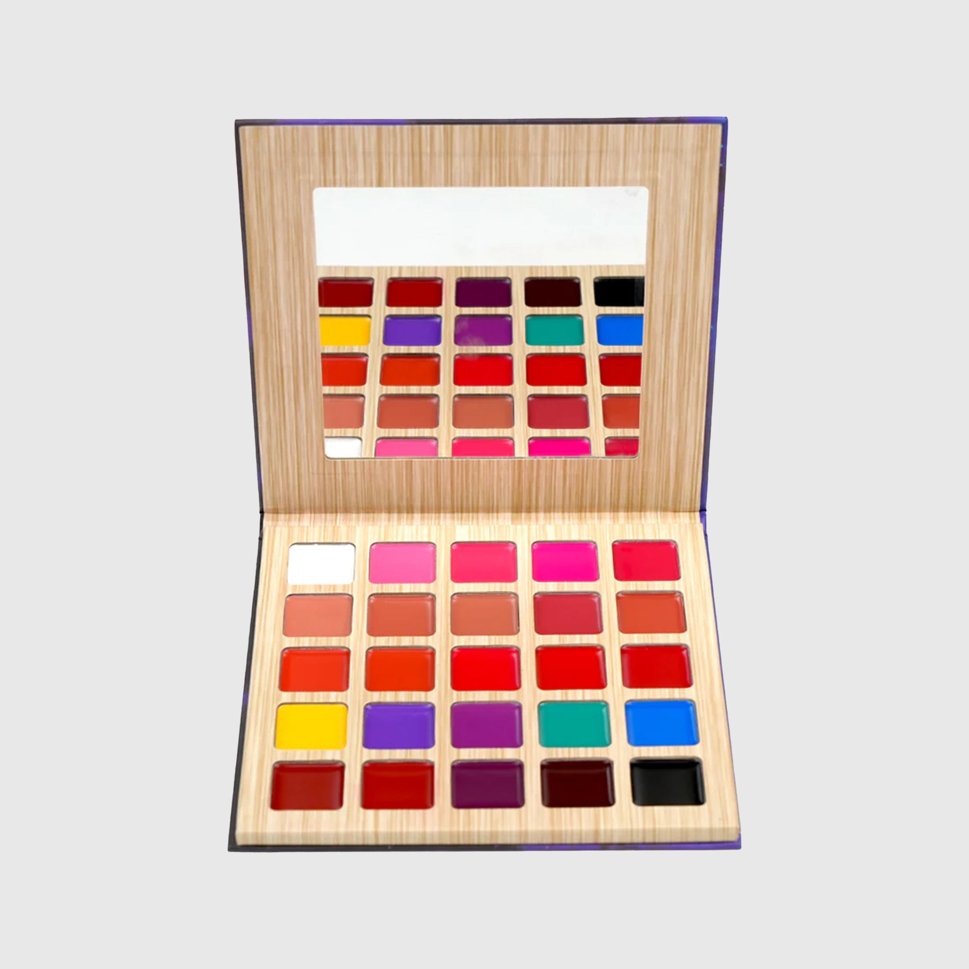 Lip Palette with 25 Creamy Matte & Vibrant Shades