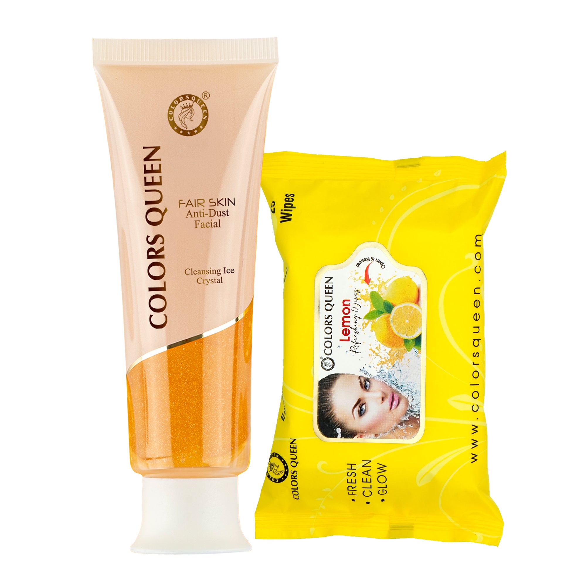 Deep Cleansing Anti-Dust Facial Cleanser & Wet Wipes Combo Set