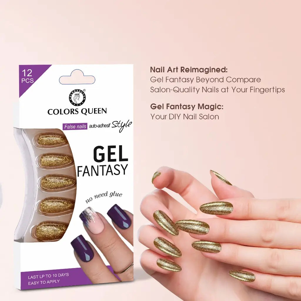Colors Queen Gel Fantasy False Nails