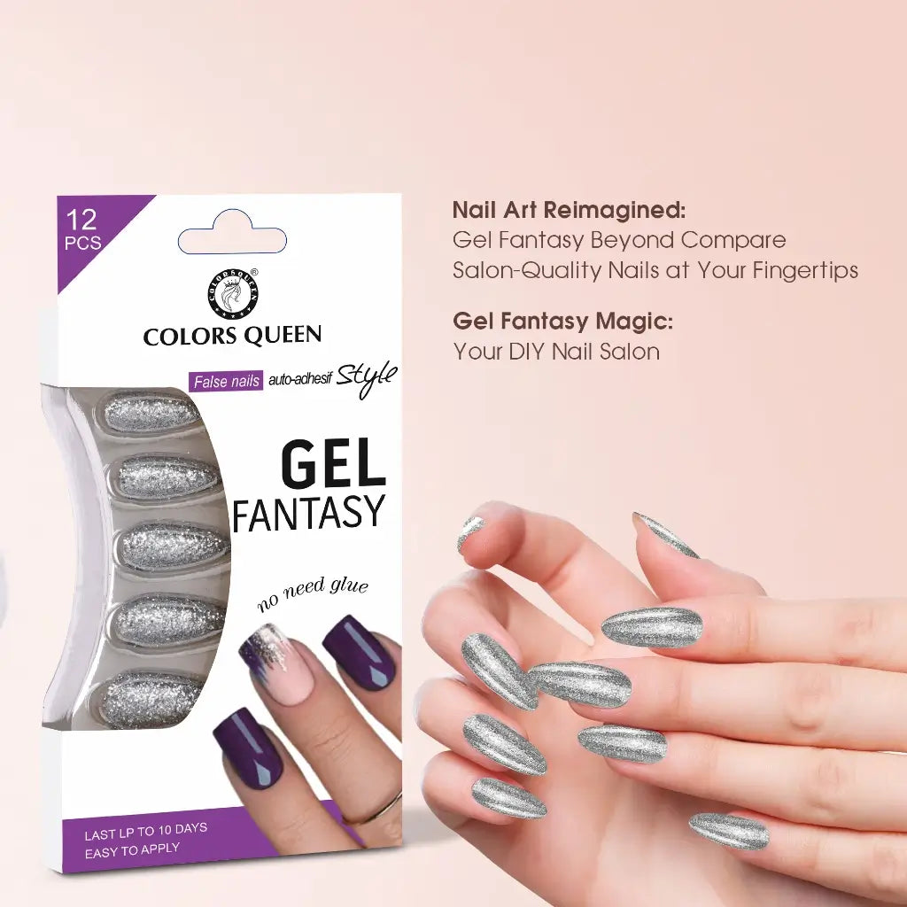 Colors Queen Gel Fantasy False Nails