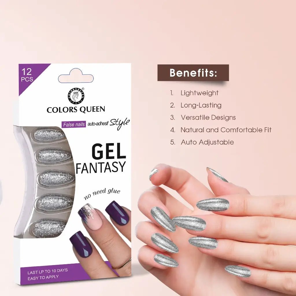 Colors Queen Gel Fantasy False Nails