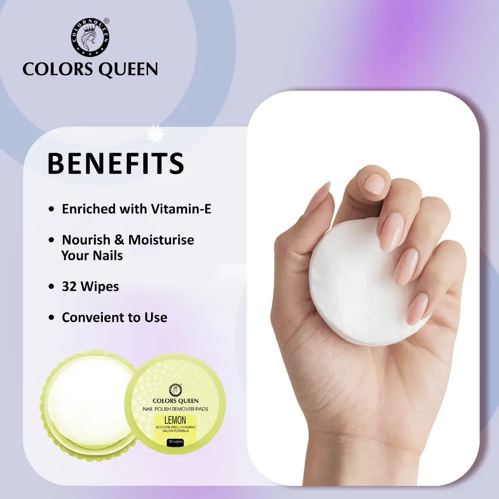 Colors Queen Nail Polish Remover Pads