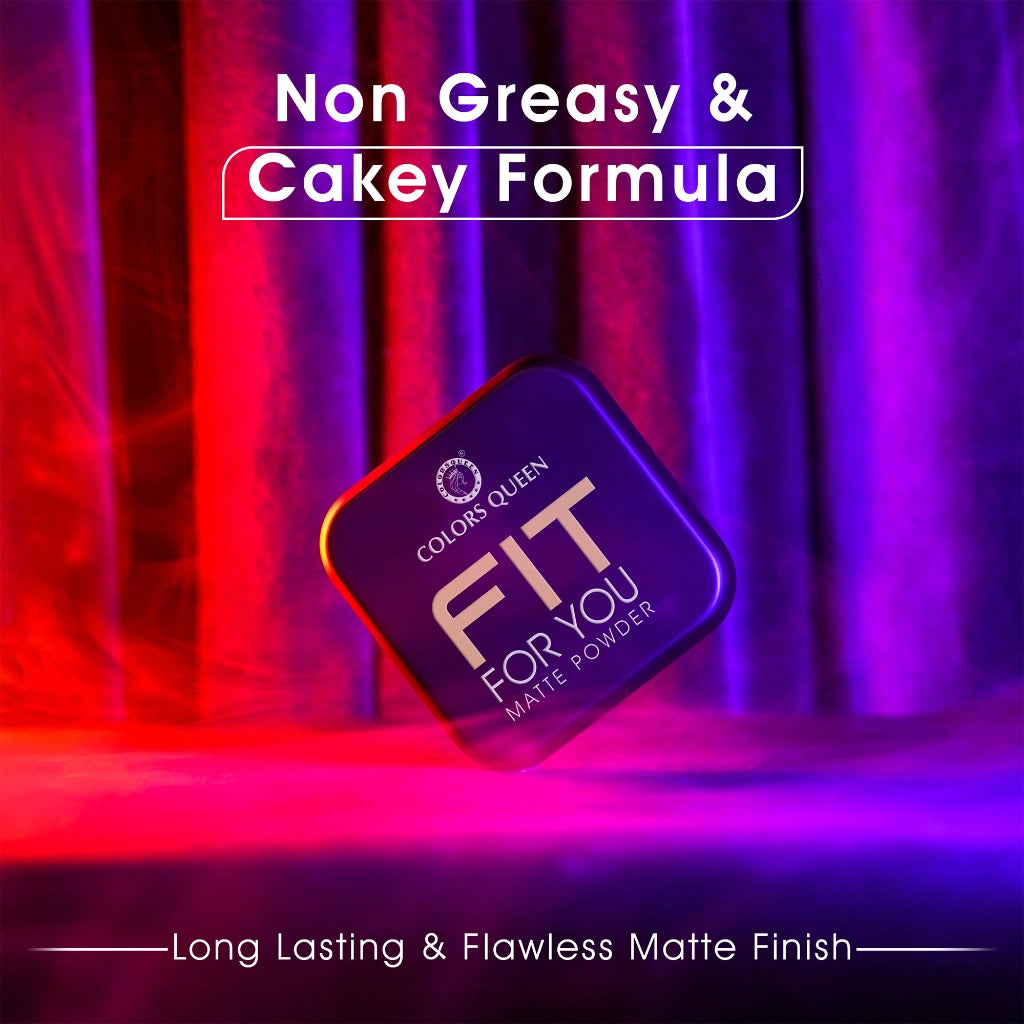 Colors Queen Fit For U Matte Compact Powder