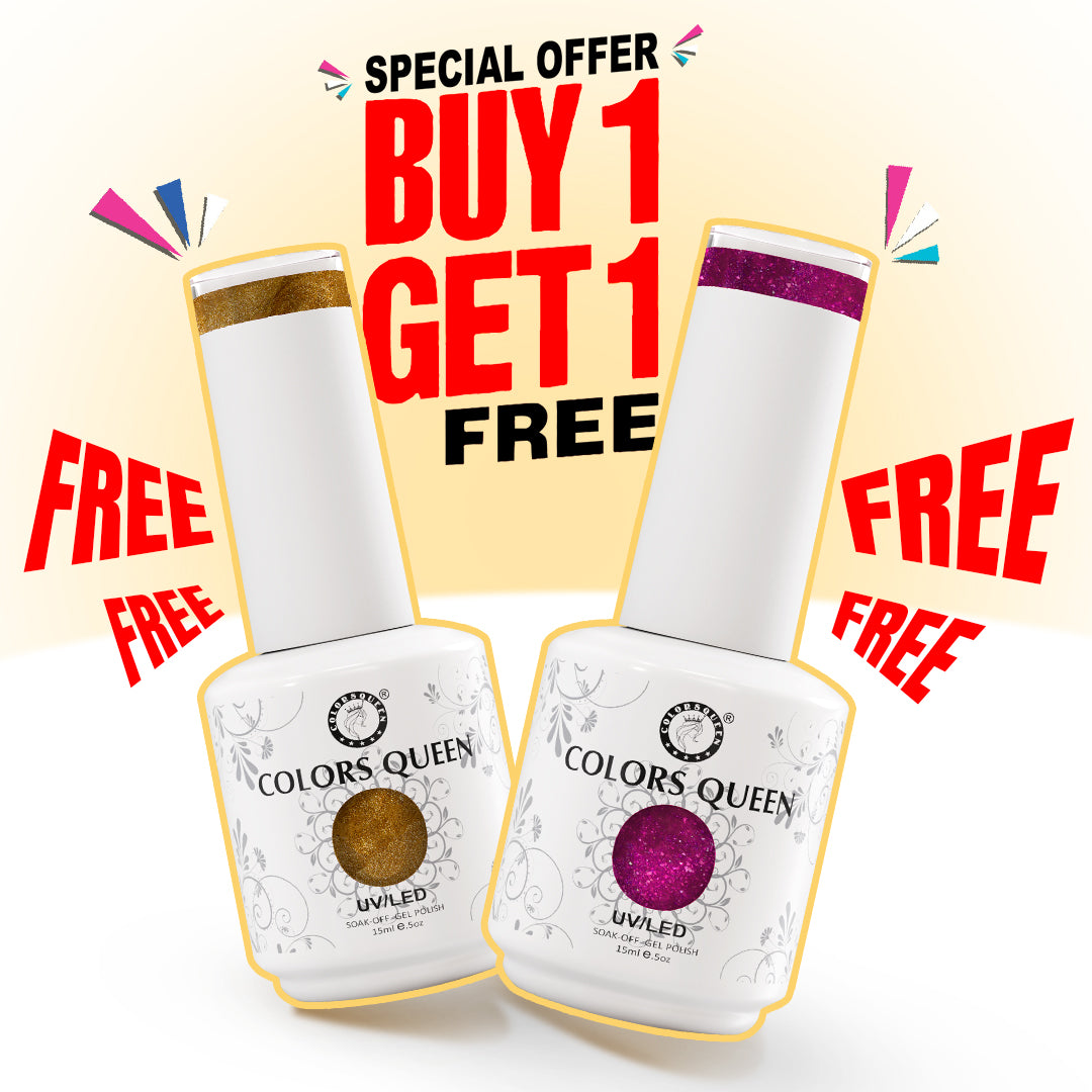 UV LED Soak Off Gel Polish - Glitter Nail Colors | 15 ML