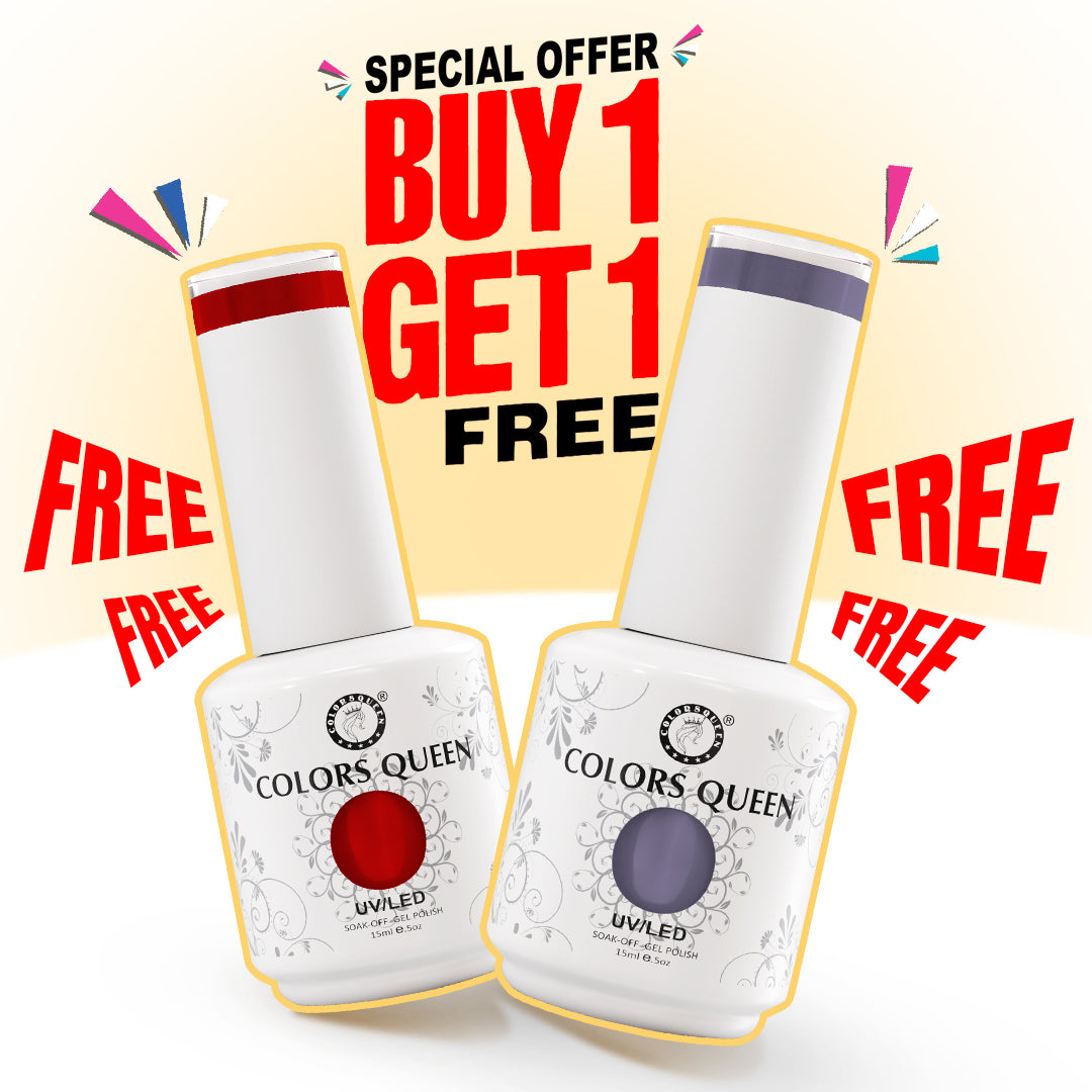 UV LED Soak Off Gel Polish - Red, Maroon & Brown Nail Colors | 15 ML