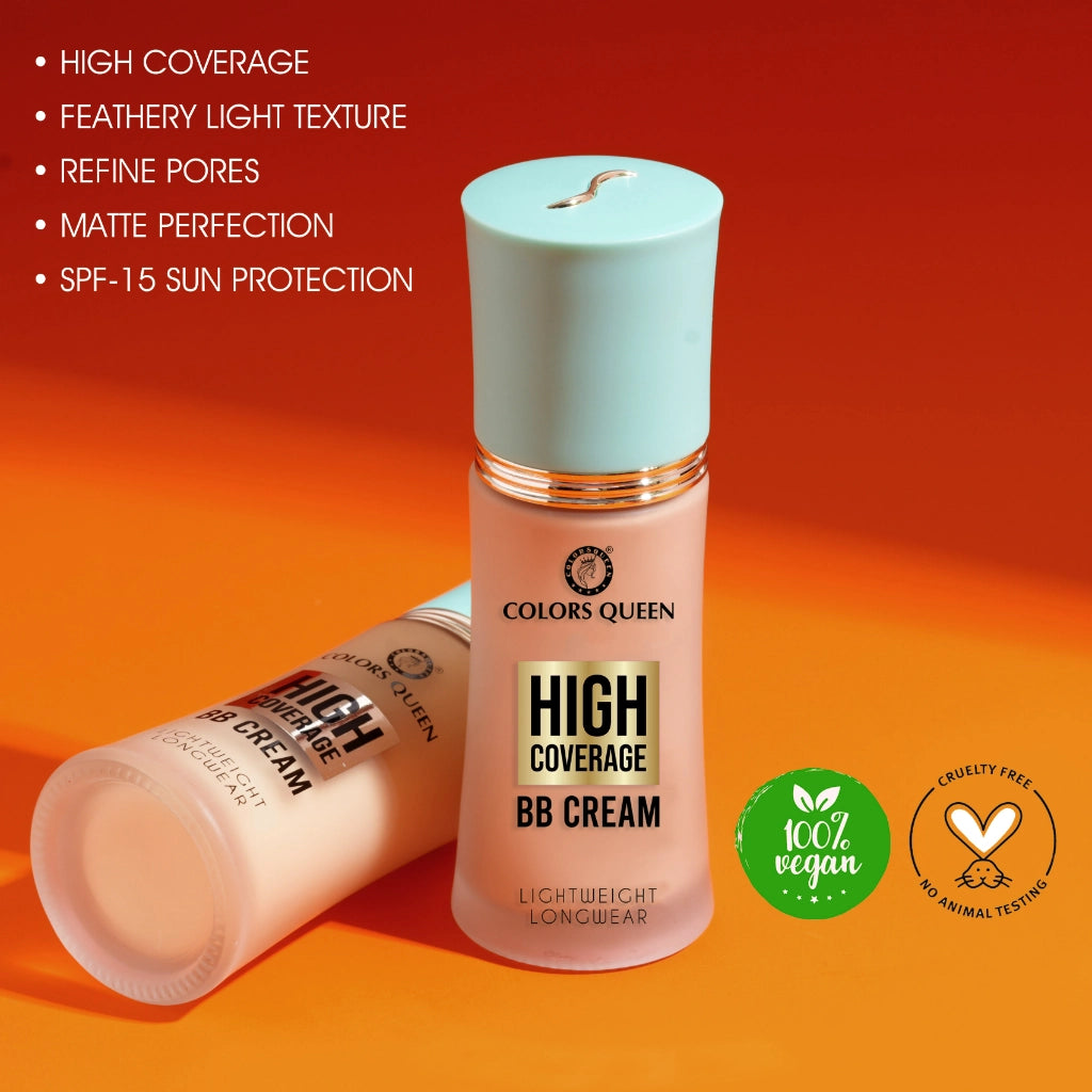Colors Queen High Coverage BB Cream Foundation