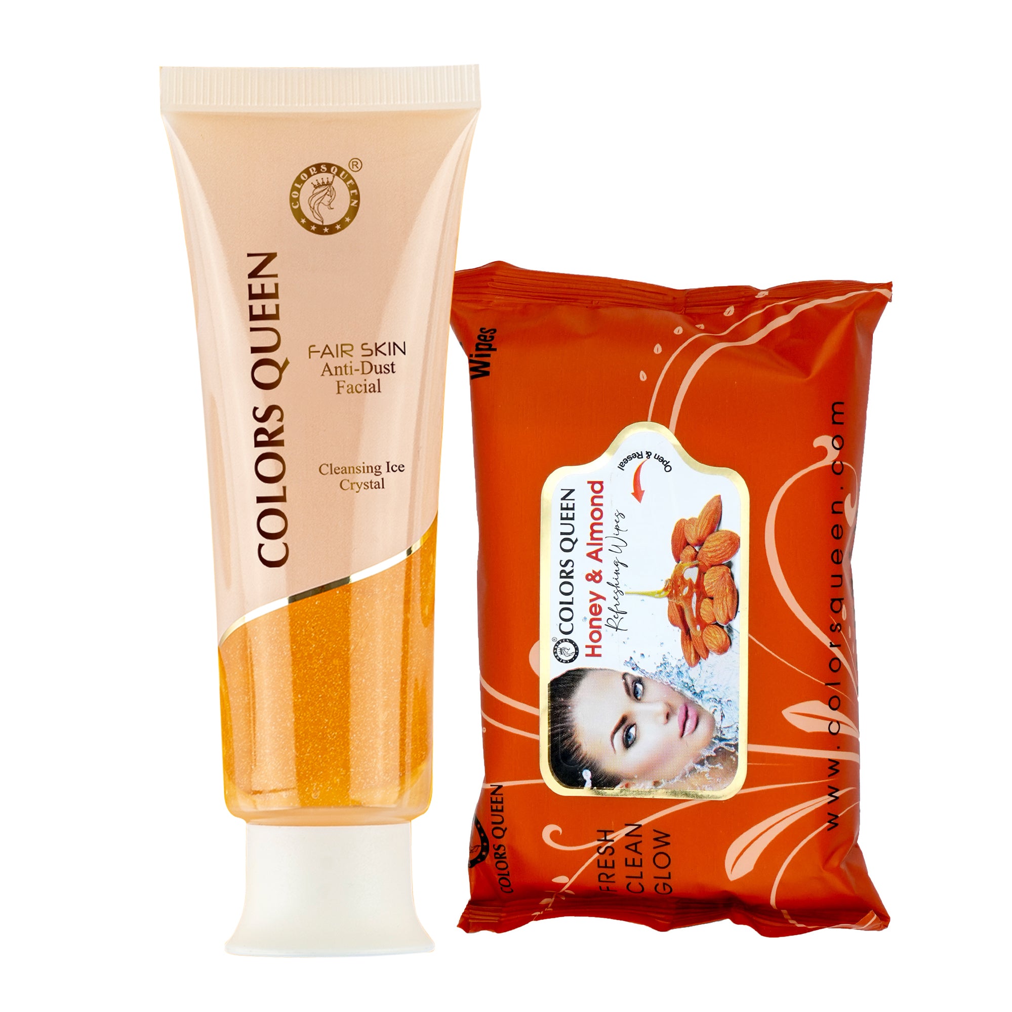 Deep Cleansing Anti-Dust Facial Cleanser & Wet Wipes Combo Set