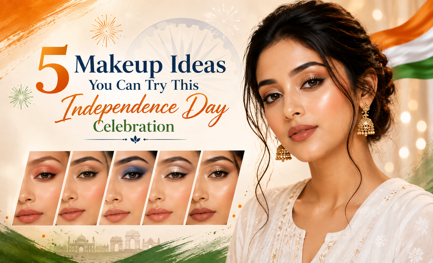 5 Makeup Ideas You Can Try This Independence Day Celebration