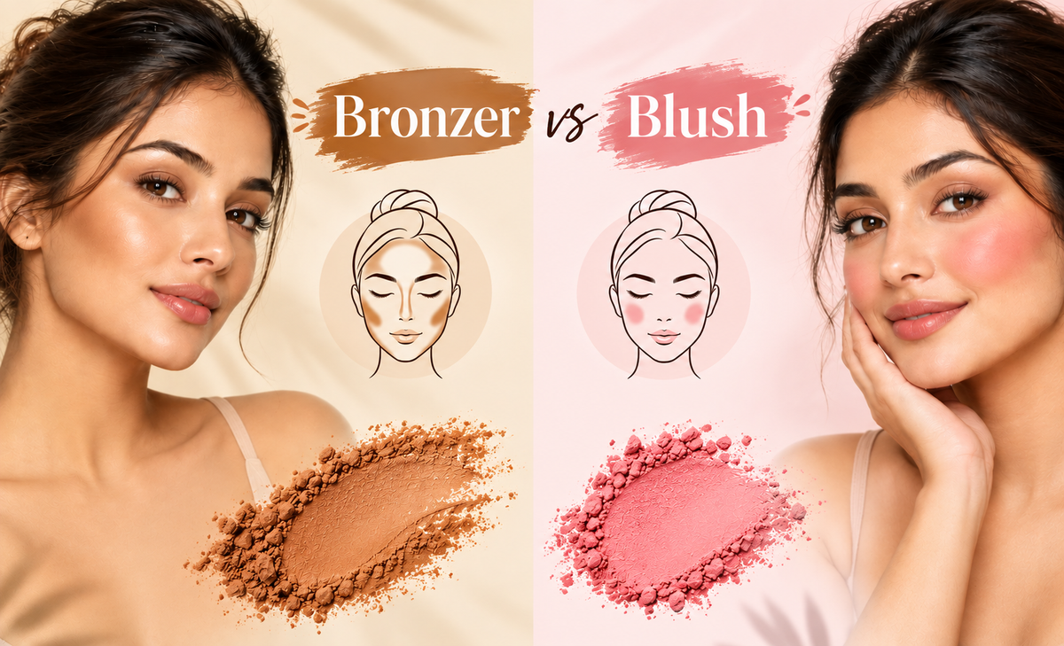 Bronzer vs Blush