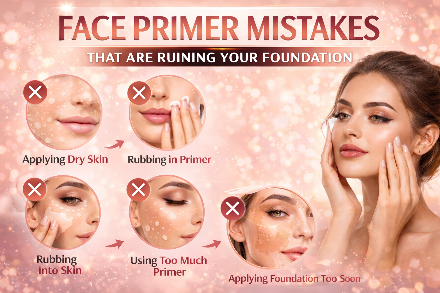 Face Primer Mistakes that are Ruining Your Foundation