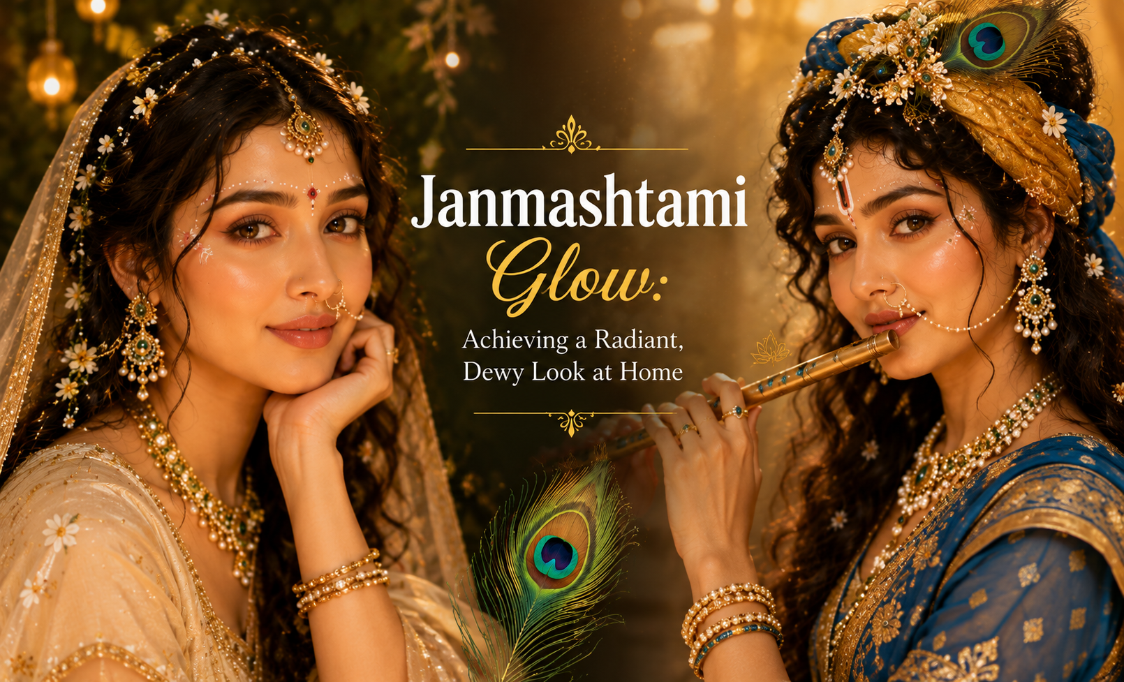 Janmashtami Glow: Achieving a Radiant, Dewy Look at Home