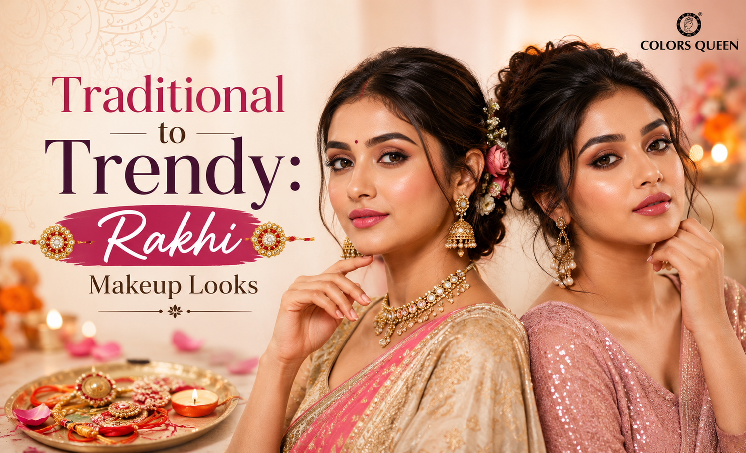 Traditional to Trendy: Rakhi Makeup Looks for Morning Puja to Evening Hangouts with Cousins