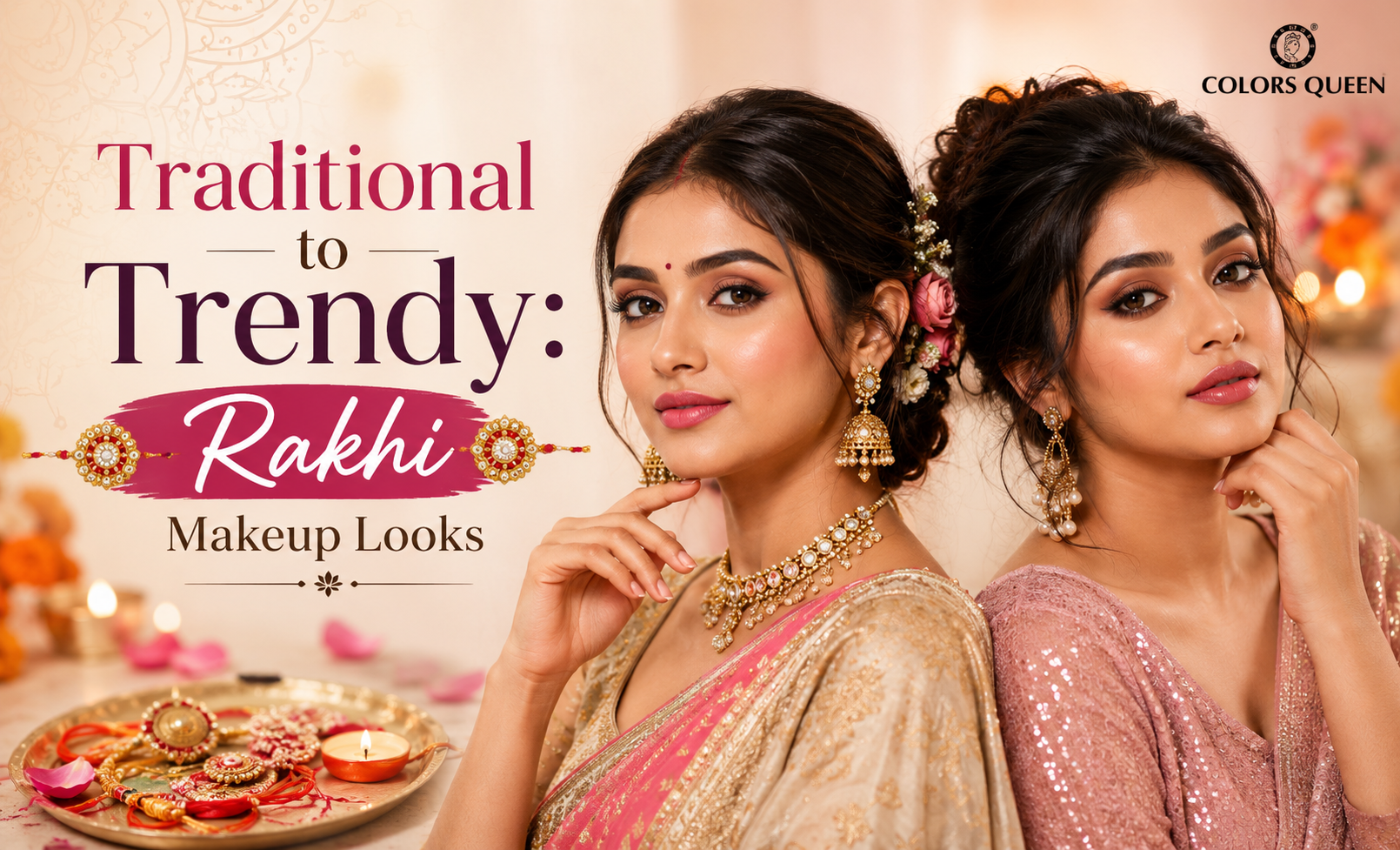 Traditional to Trendy: Rakhi Makeup Looks for Morning Puja to Evening Hangouts with Cousins
