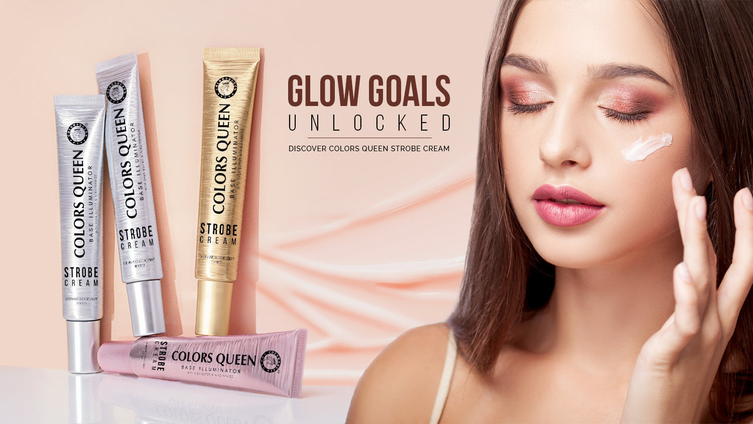 Glow Goals Unlocked: Discover Colors Queen Strobe Cream