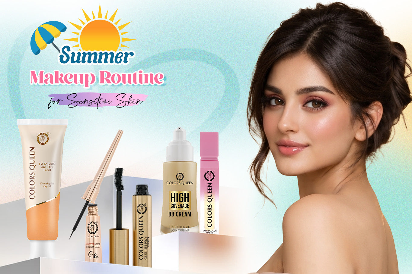Summer Makeup Routine for Sensitive Skin