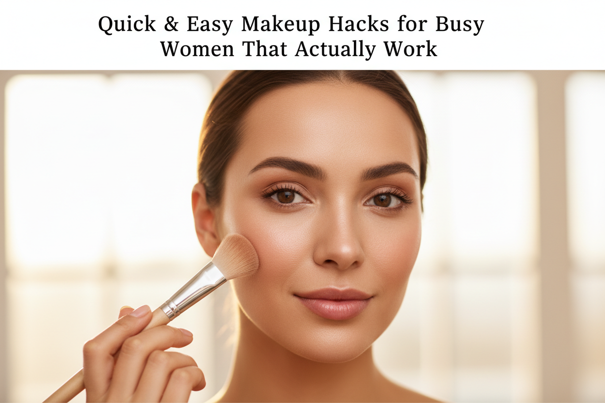 Quick & Easy Makeup Hacks for Busy Women That Actually Work
