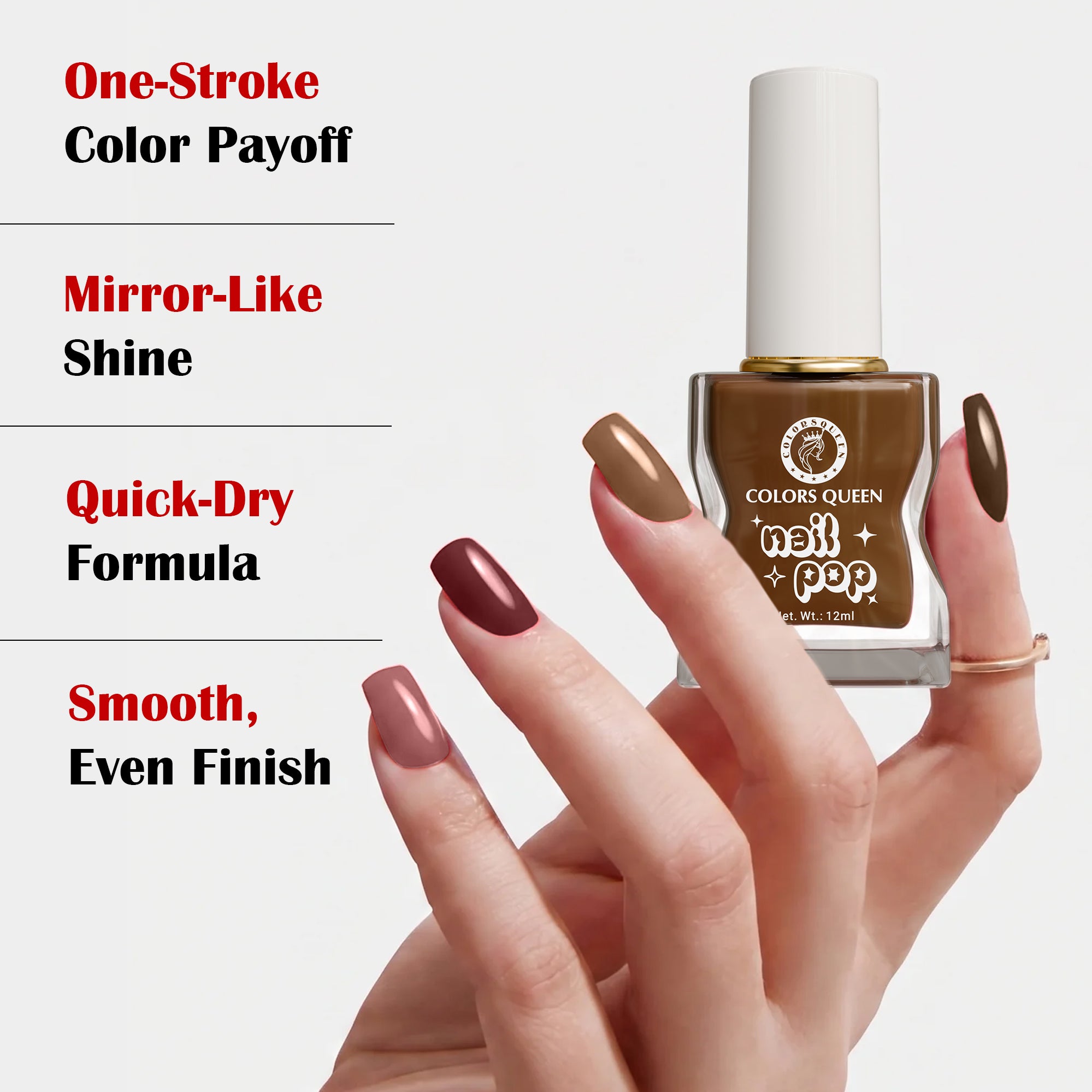 Nail Pop Nail Polish Combo with Rich, Vibrant Shades