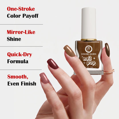 Nail Pop Nail Polish Combo with Rich, Vibrant Shades