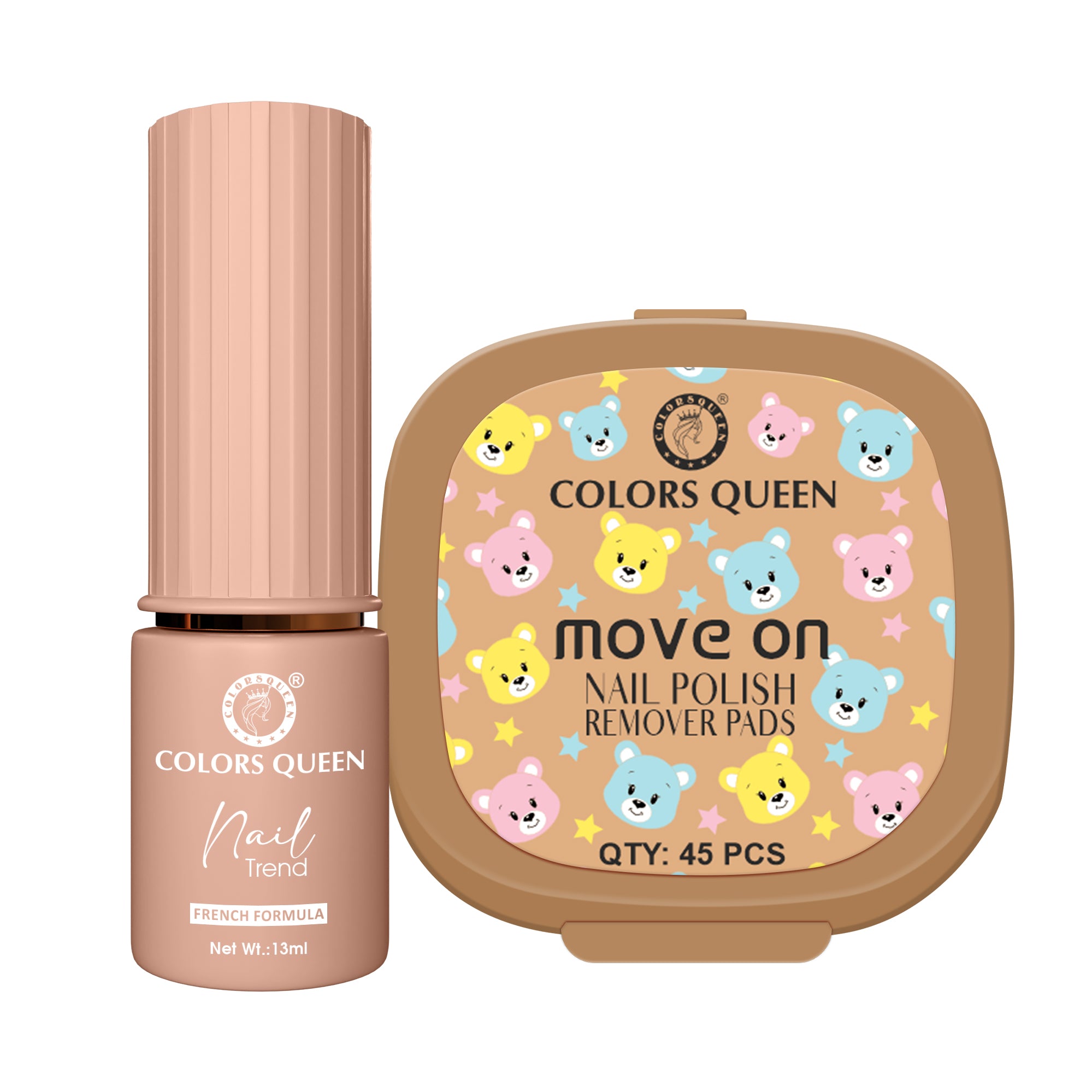 Trend Nail Paint &amp; Polish Remover Pads Combo -  Your Complete Nail Kit