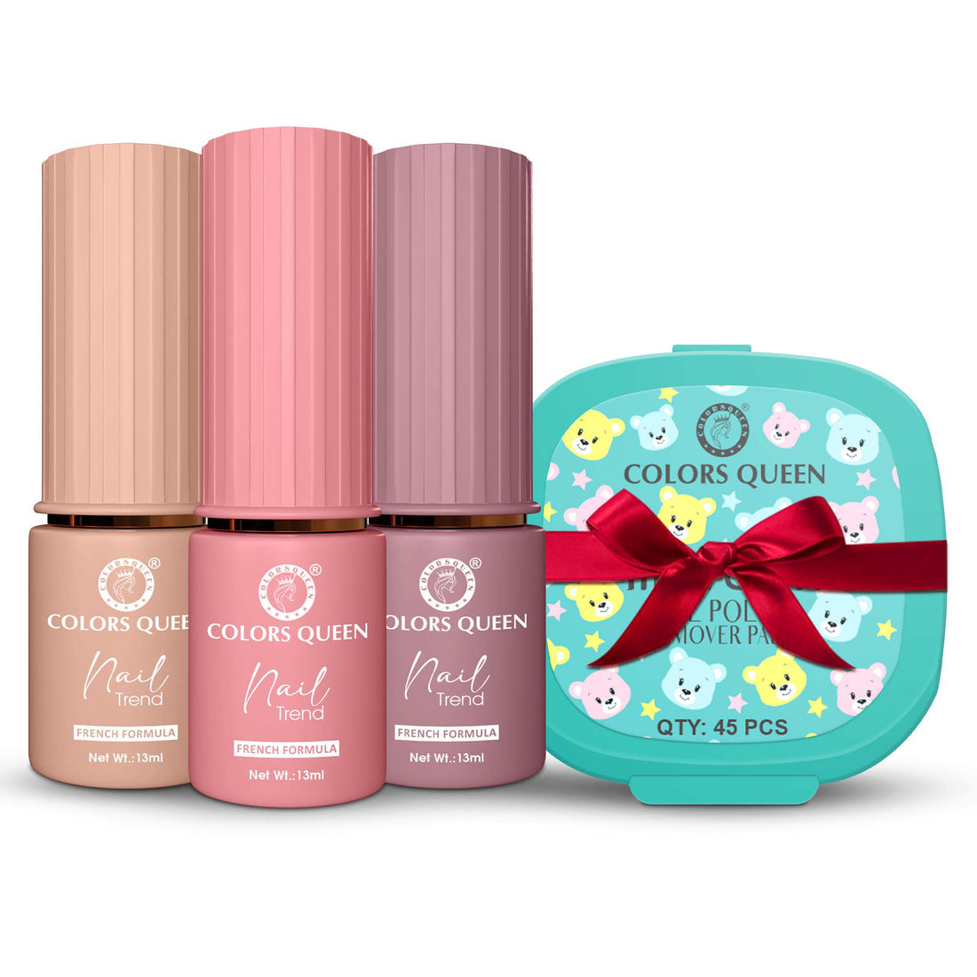 Nail Paint Set of 3 – Free Remover Pads