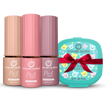 Nail Paint Set of 3 – Free Remover Pads