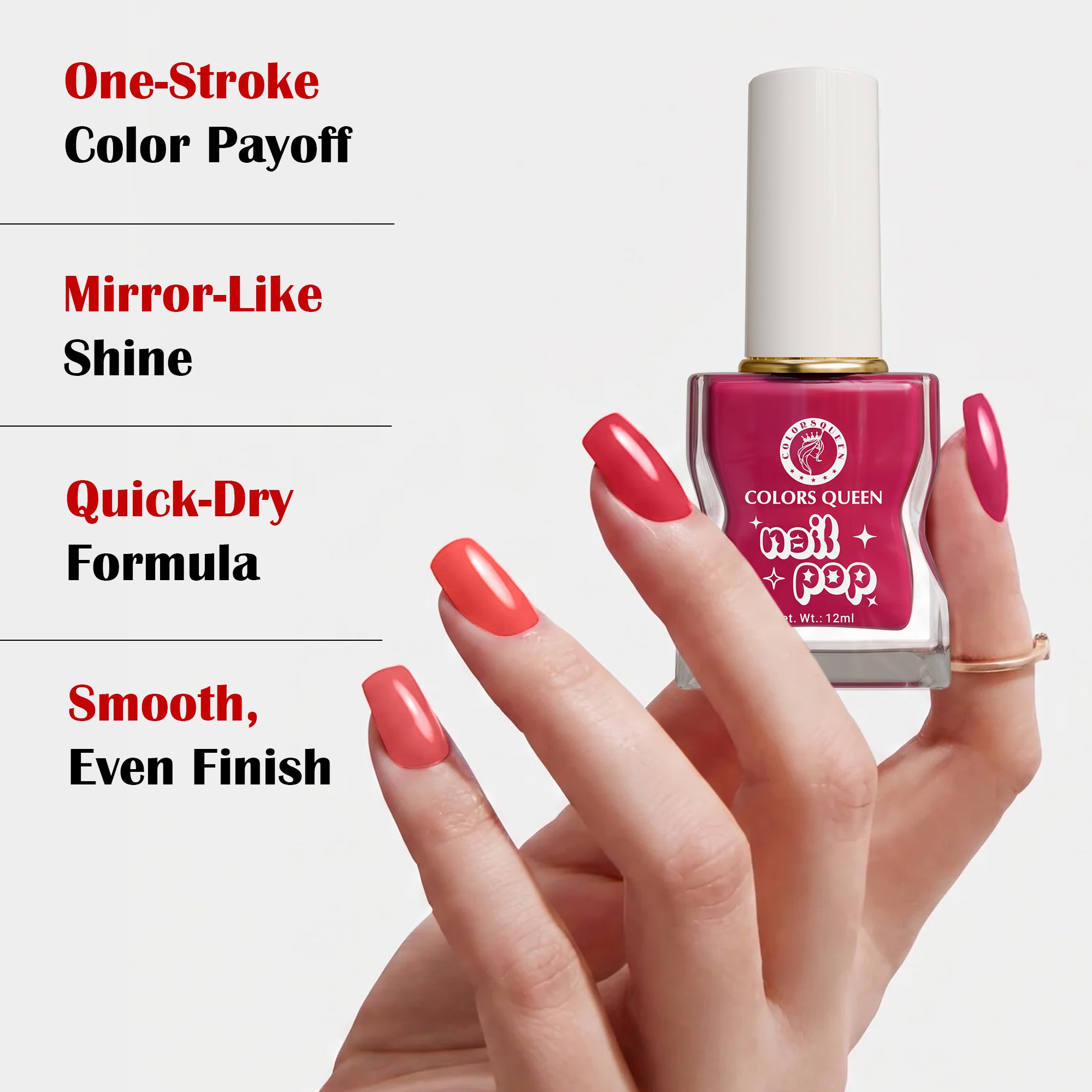 Nail Pop Nail Polish Combo with Rich, Vibrant Shades