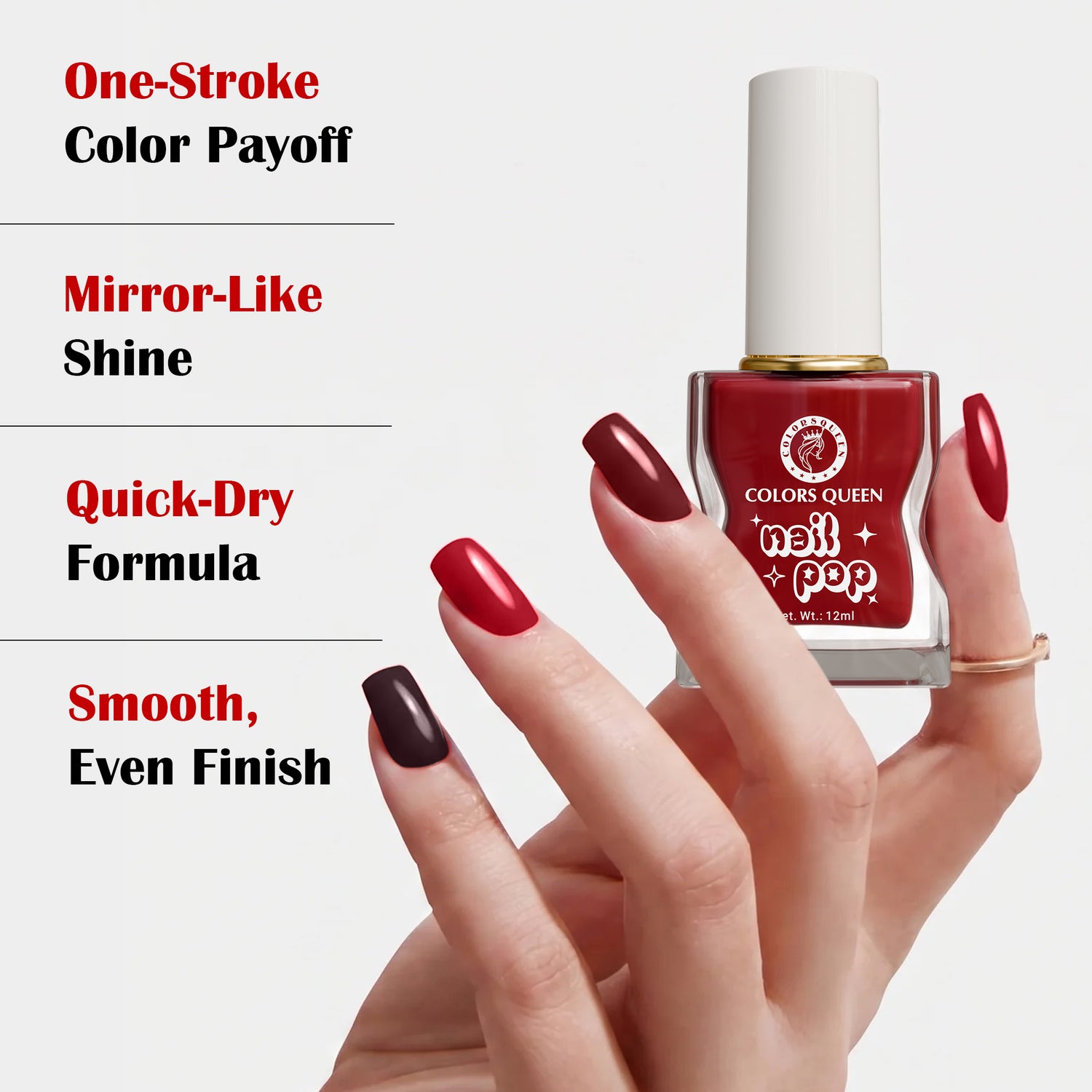Nail Pop Nail Polish Combo with Rich, Vibrant Shades