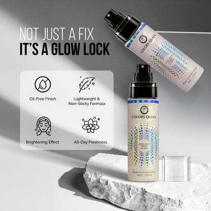 Colors Queen Gold Glow Makeup Fixer Spray