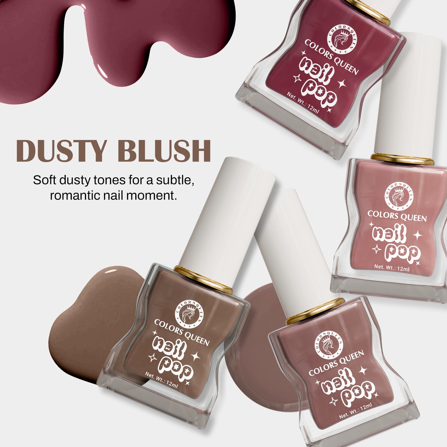 Nail Pop Nail Polish Combo with Rich, Vibrant Shades